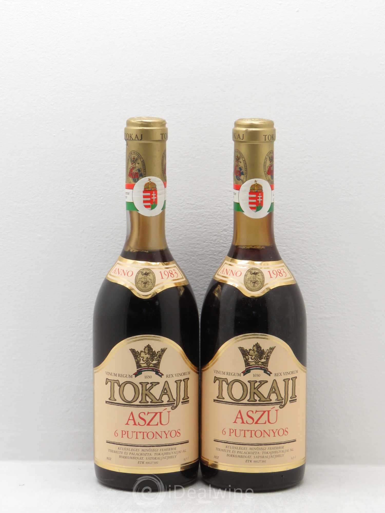 Tokaji Tokaji Aszù 6 Puttonyos (sans prix de réserve) 1983 - Lotto di 2 bottiglie - 0