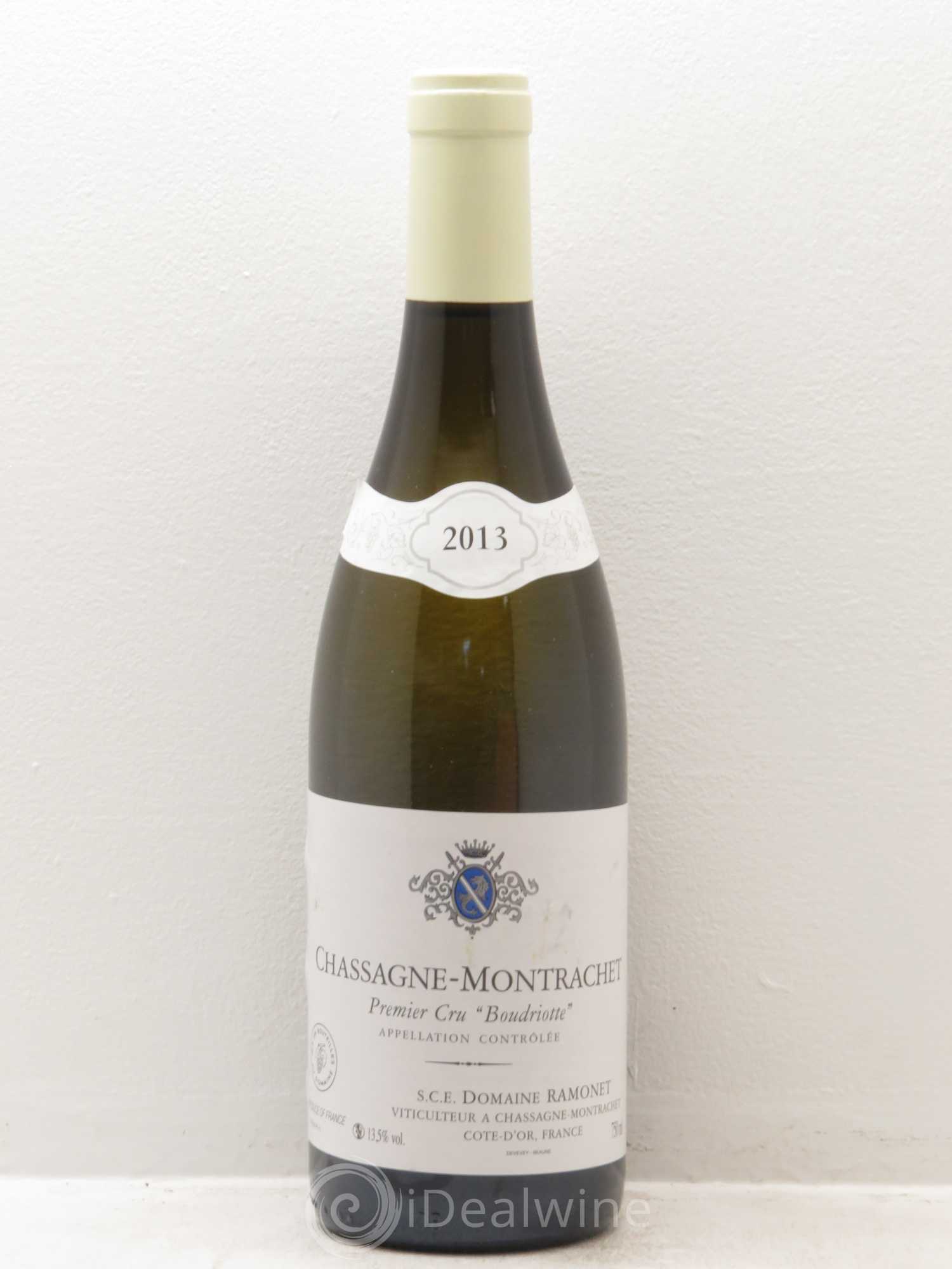 Chassagne-Montrachet 1er Cru Boudriotte Ramonet (Domaine) 2013 - Lot de 1 bouteille - 0