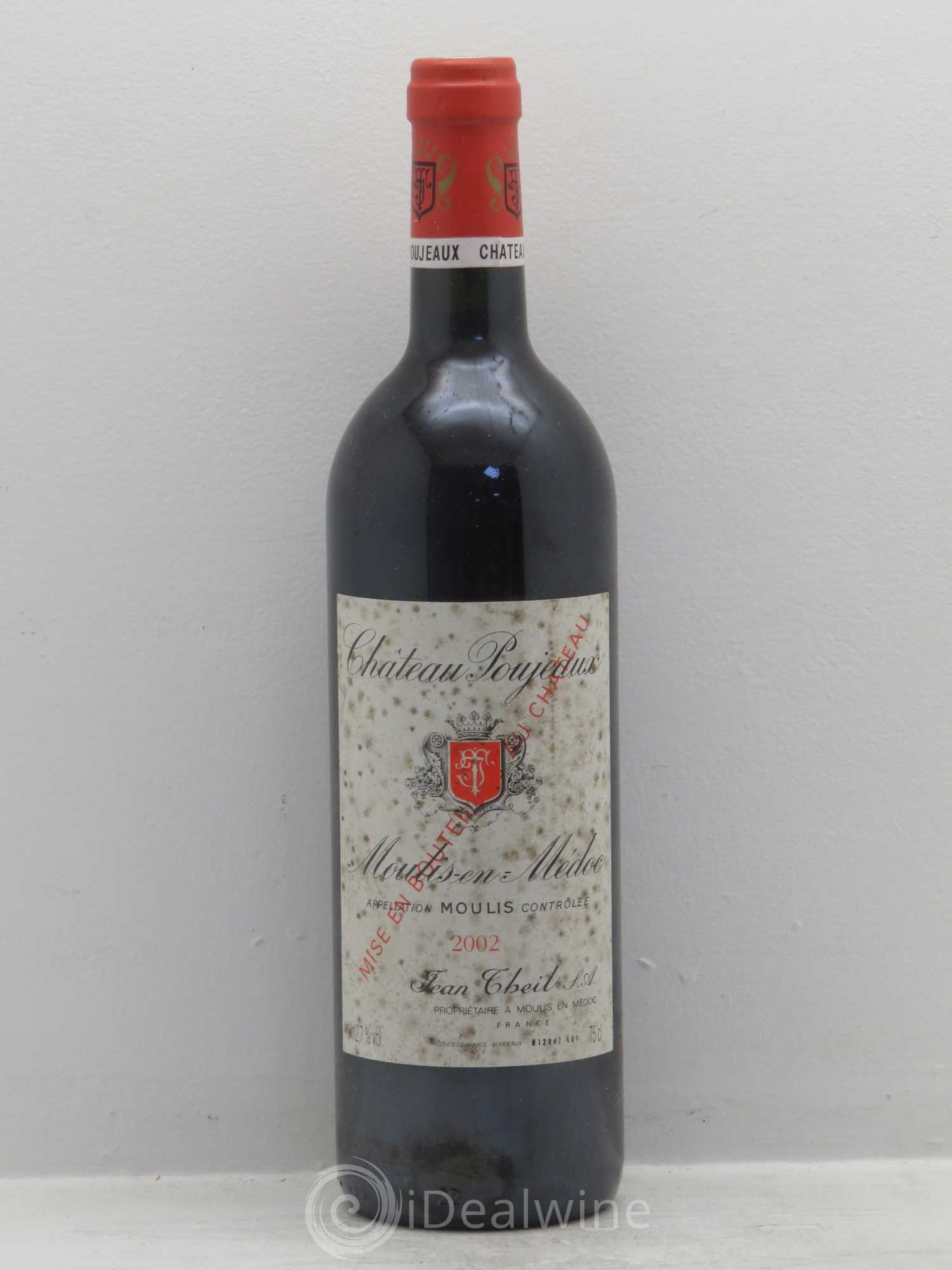 Château Poujeaux (sans prix de réserve) 2002 - Lot de 1 bouteille - 0