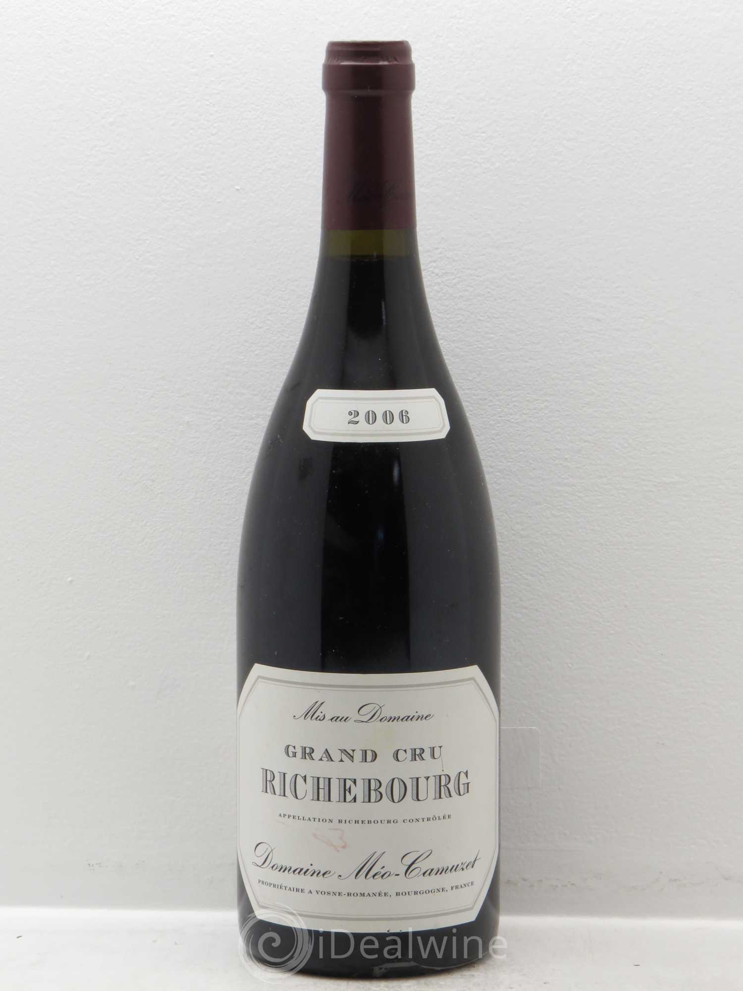 Richebourg Grand Cru Méo-Camuzet (Domaine) 2006 - Lot de 1 bouteille - 0