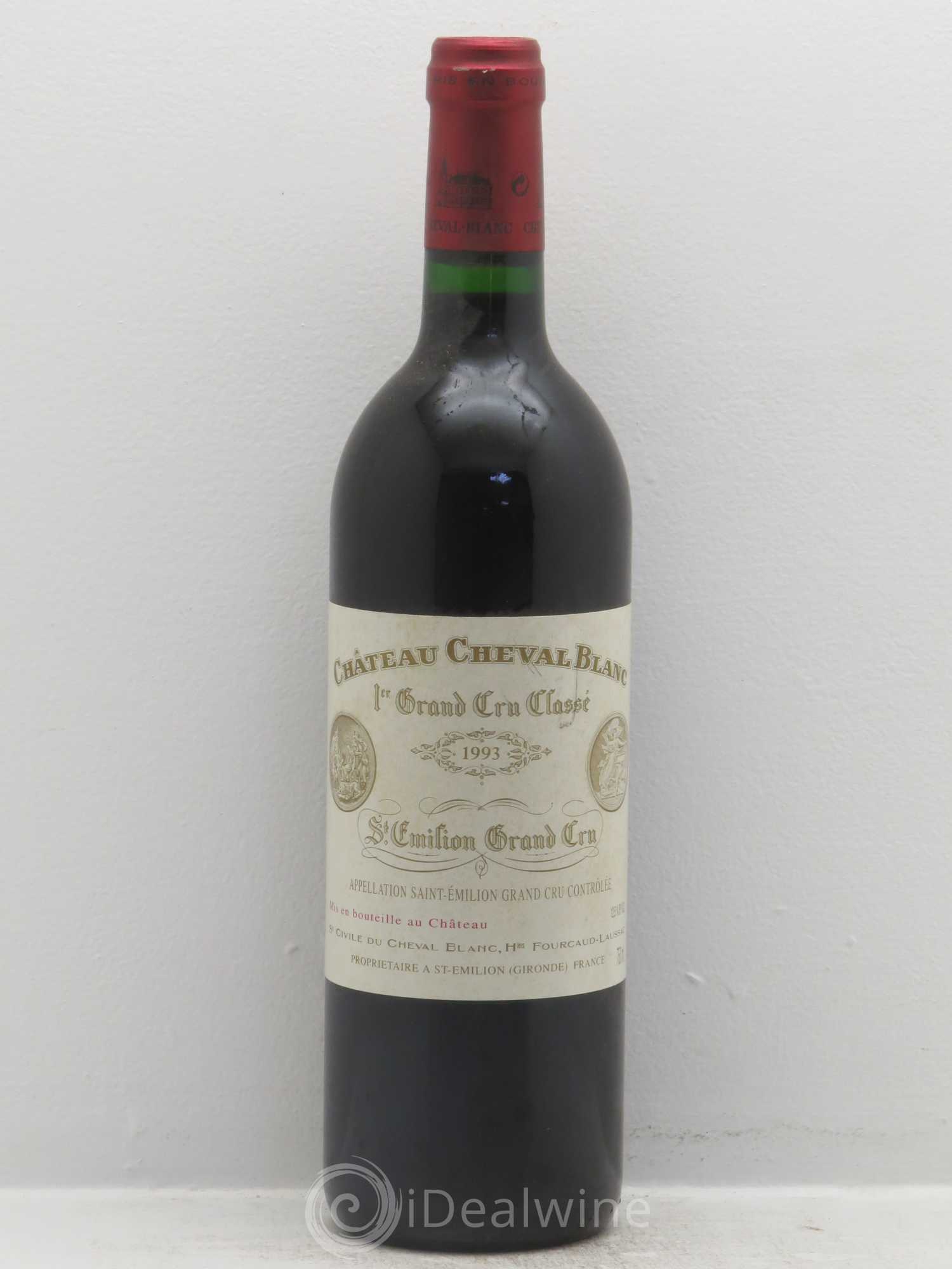 Château Cheval Blanc 1er Grand Cru Classé A 1993 - Lot de 1 bouteille - 0