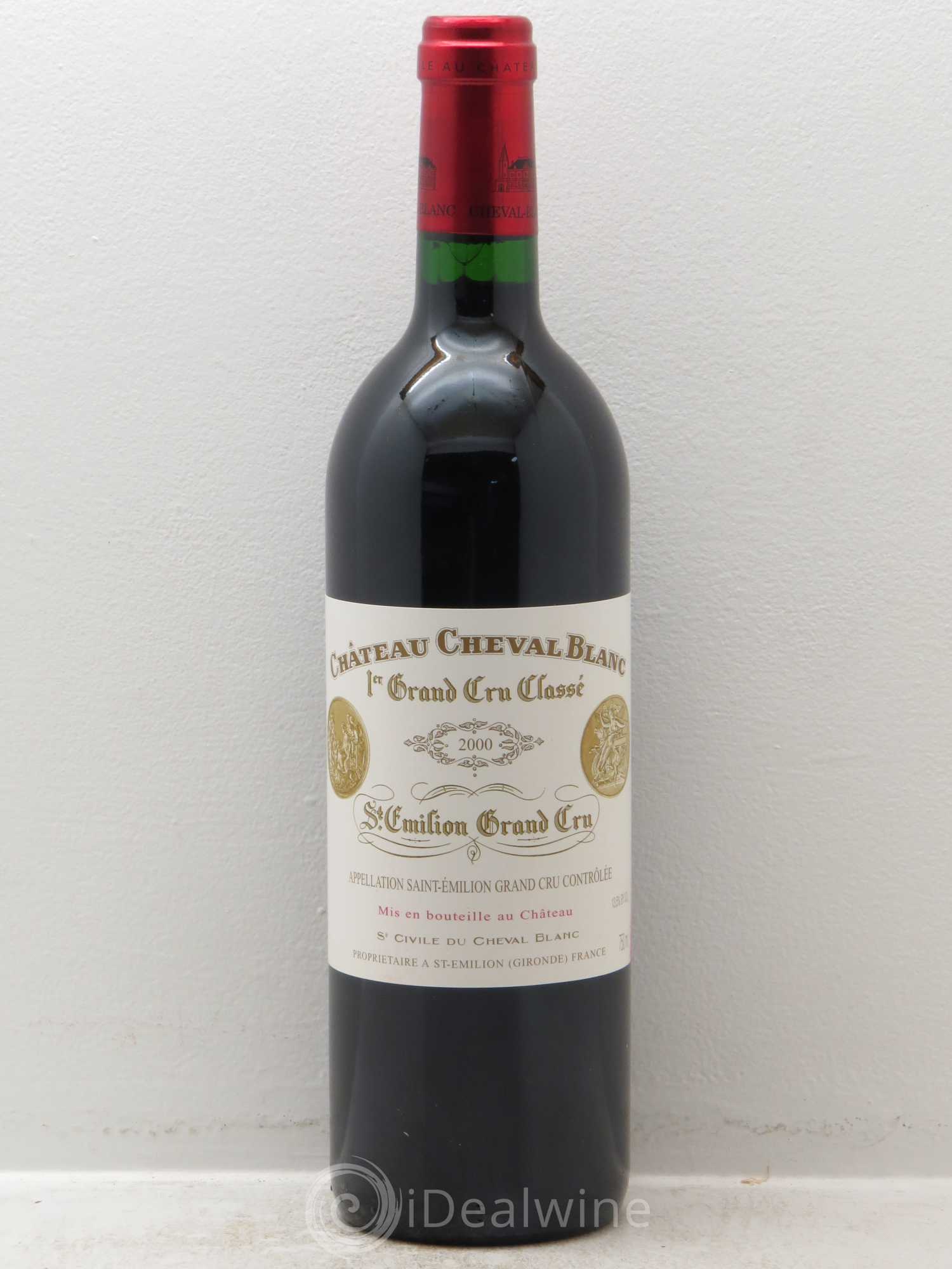 Château Cheval Blanc 1er Grand Cru Classé A 2000 - Lot de 1 bouteille - 0