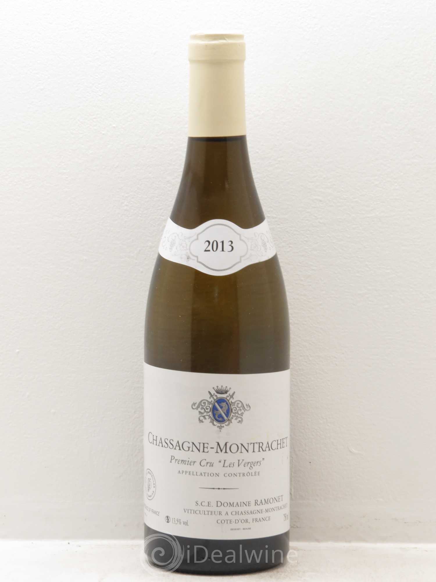 Chassagne-Montrachet 1er Cru Les Vergers Ramonet (Domaine) 2013 - Lot de 1 bouteille - 0