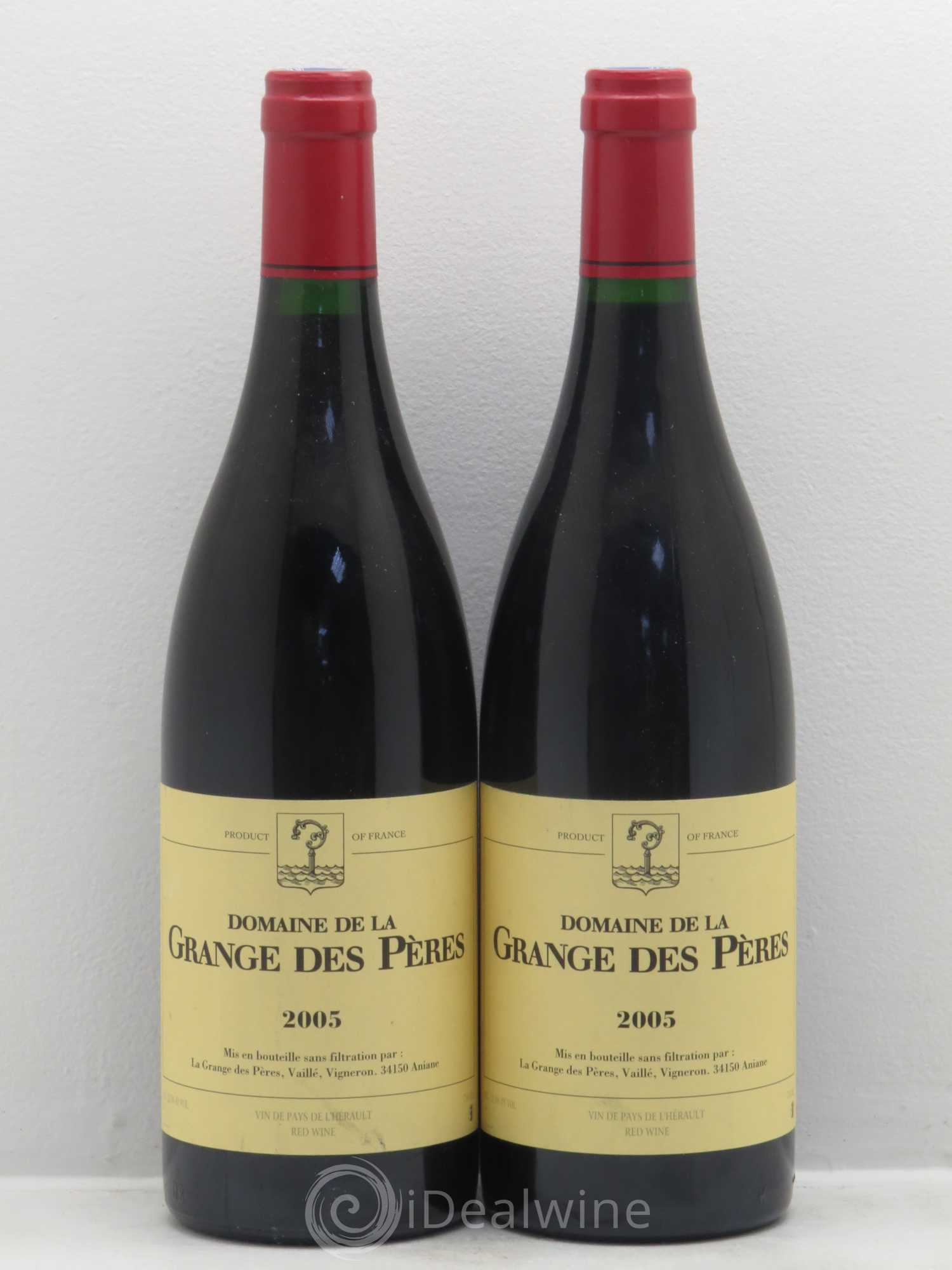 Pays d'Hérault Grange des Pères Laurent Vaillé 2005 - Lot de 2 bouteilles - 0