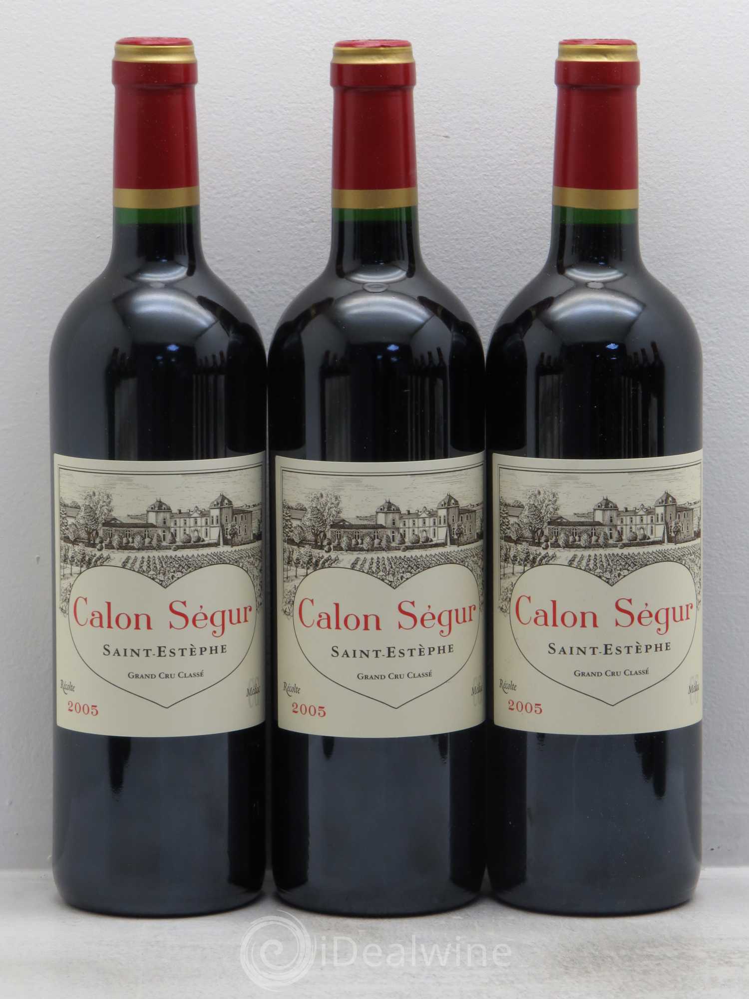 Château Calon Ségur 3ème Grand Cru Classé 2005 - Lot de 12 bouteilles - 1