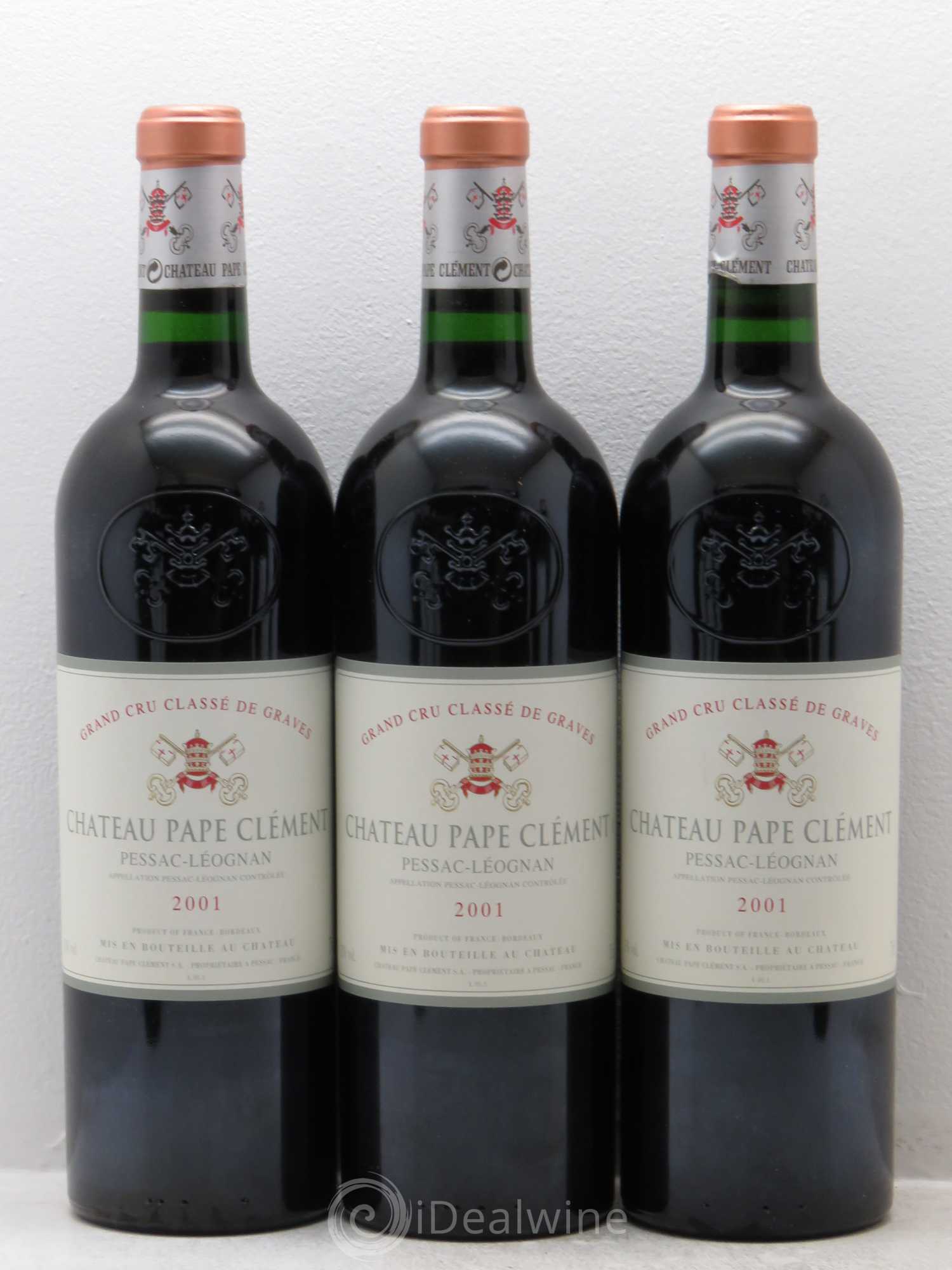 Château Pape Clément Cru Classé de Graves 2001 - Lot de 12 bouteilles - 2