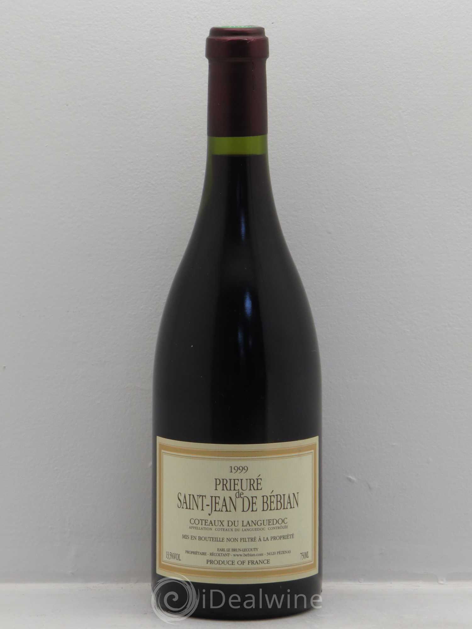 Languedoc Prieuré St-Jean de Bébian 1999 - Lot de 1 bouteille - 0