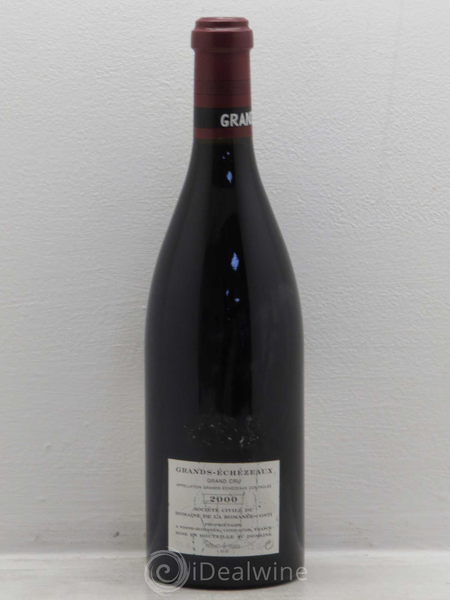 Grands-Echezeaux Grand Cru Domaine de la Romanée-Conti 2000 - Lot de 1 bouteille - 1