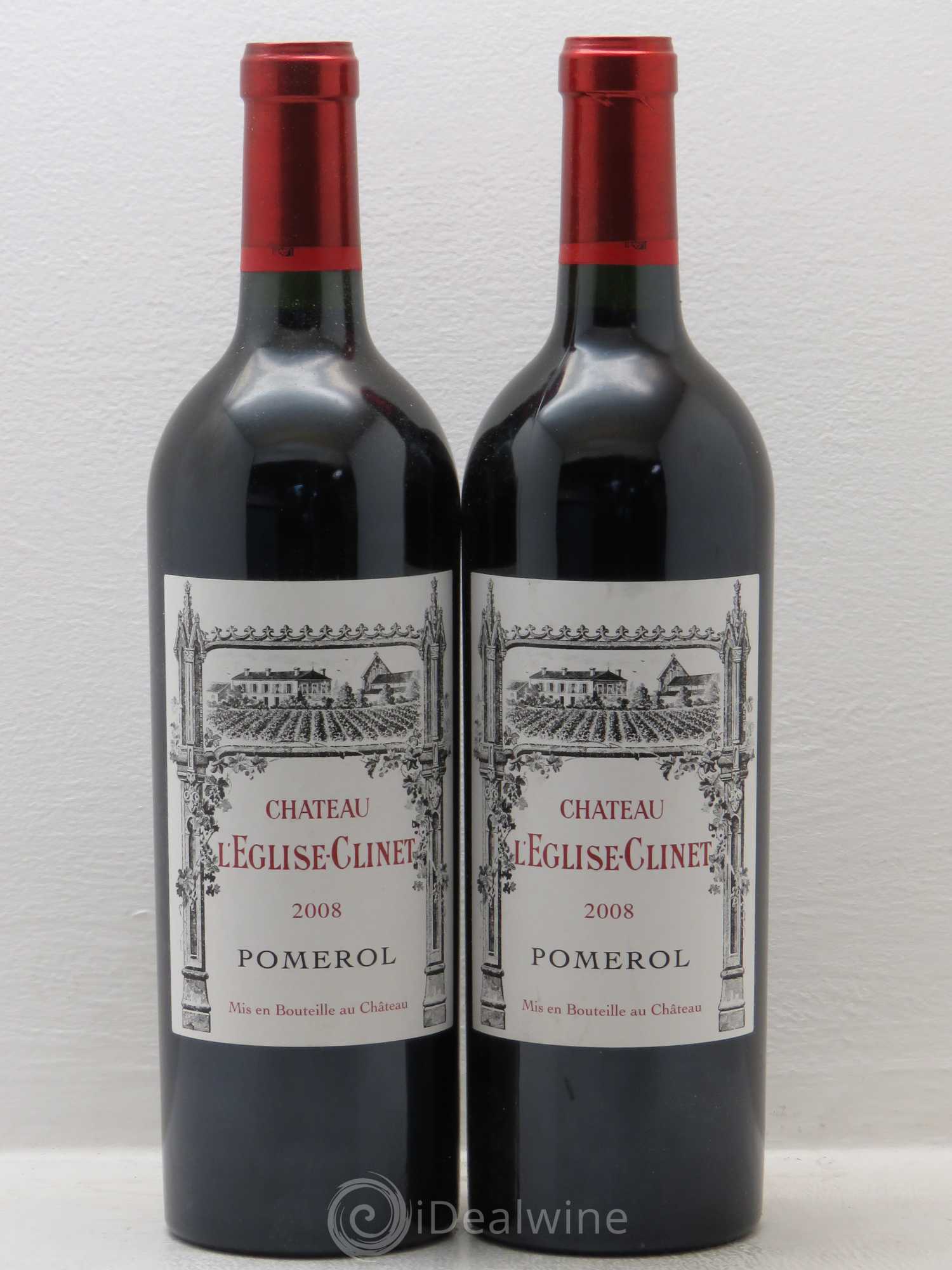Château l' Église Clinet 2008 - Lot de 2 bouteilles - 0