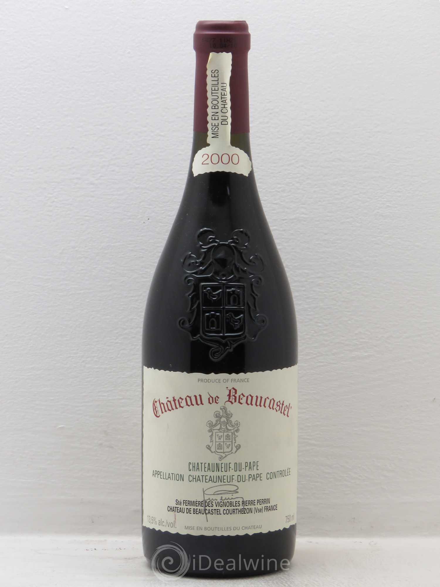 Châteauneuf-du-Pape Château de Beaucastel Famille Perrin 2000 - Lot de 1 bouteille - 0