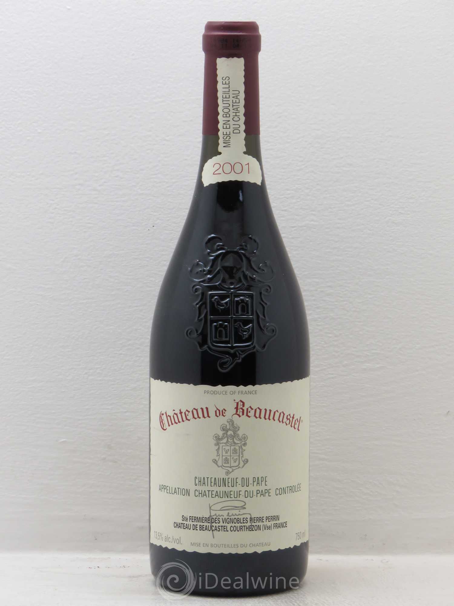 Châteauneuf-du-Pape Château de Beaucastel Famille Perrin (sans prix de réserve) 2001 - Lot de 1 bouteille - 0