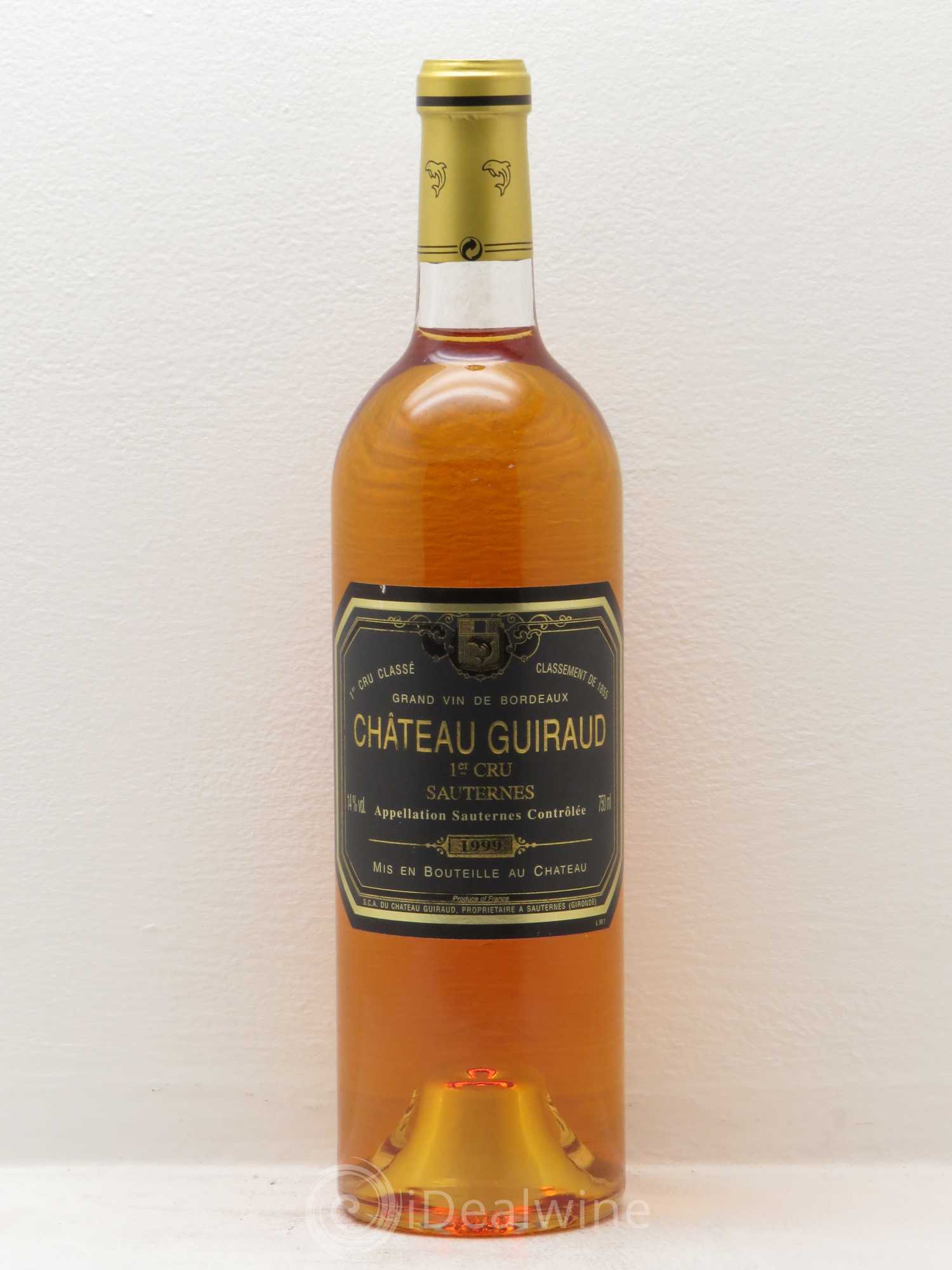 Château Guiraud 1er Grand Cru Classé (senza prezzo di riserva) 1999 - Lotto di 1 bottiglia - 0