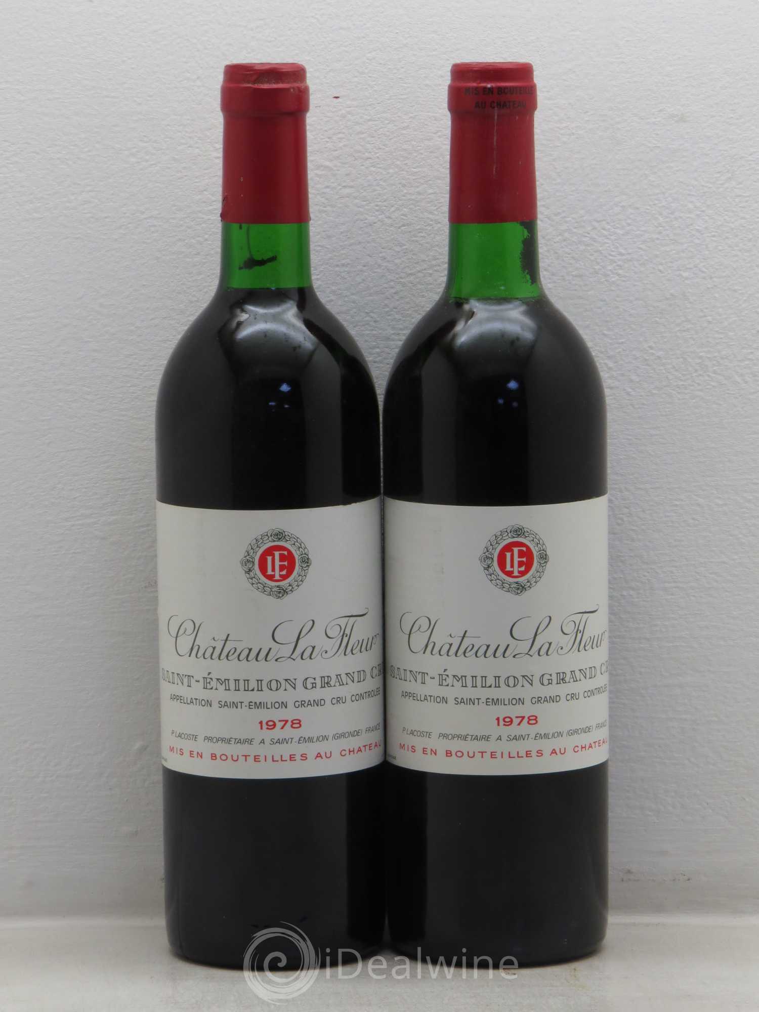 Château La Fleur 1978 - Lot de 2 bouteilles - 0