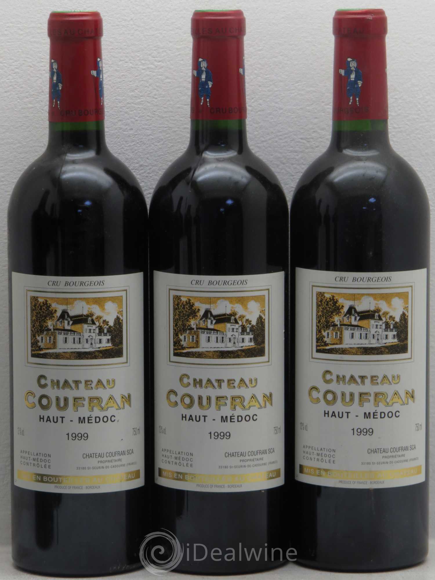 Château Coufran Cru Bourgeois 1999 - Lot de 6 bouteilles - 1