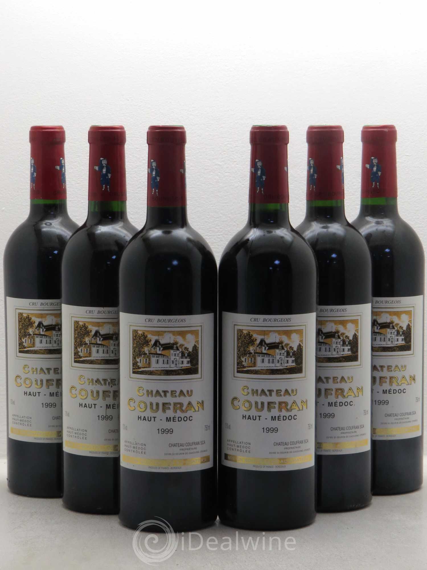 Château Coufran Cru Bourgeois 1999 - Lot de 6 bouteilles - 0