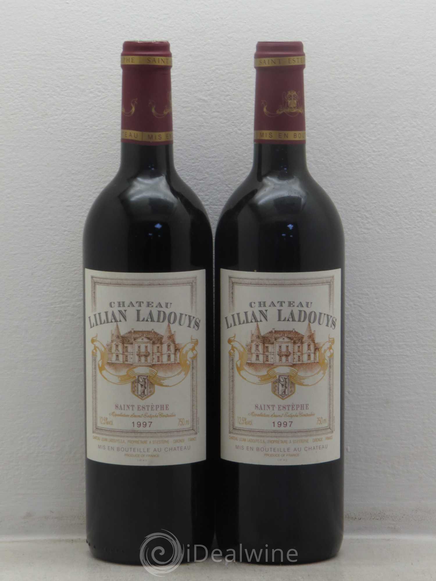 Château Lilian Ladouys Cru Bourgeois 1997 - Lot de 2 bouteilles - 0