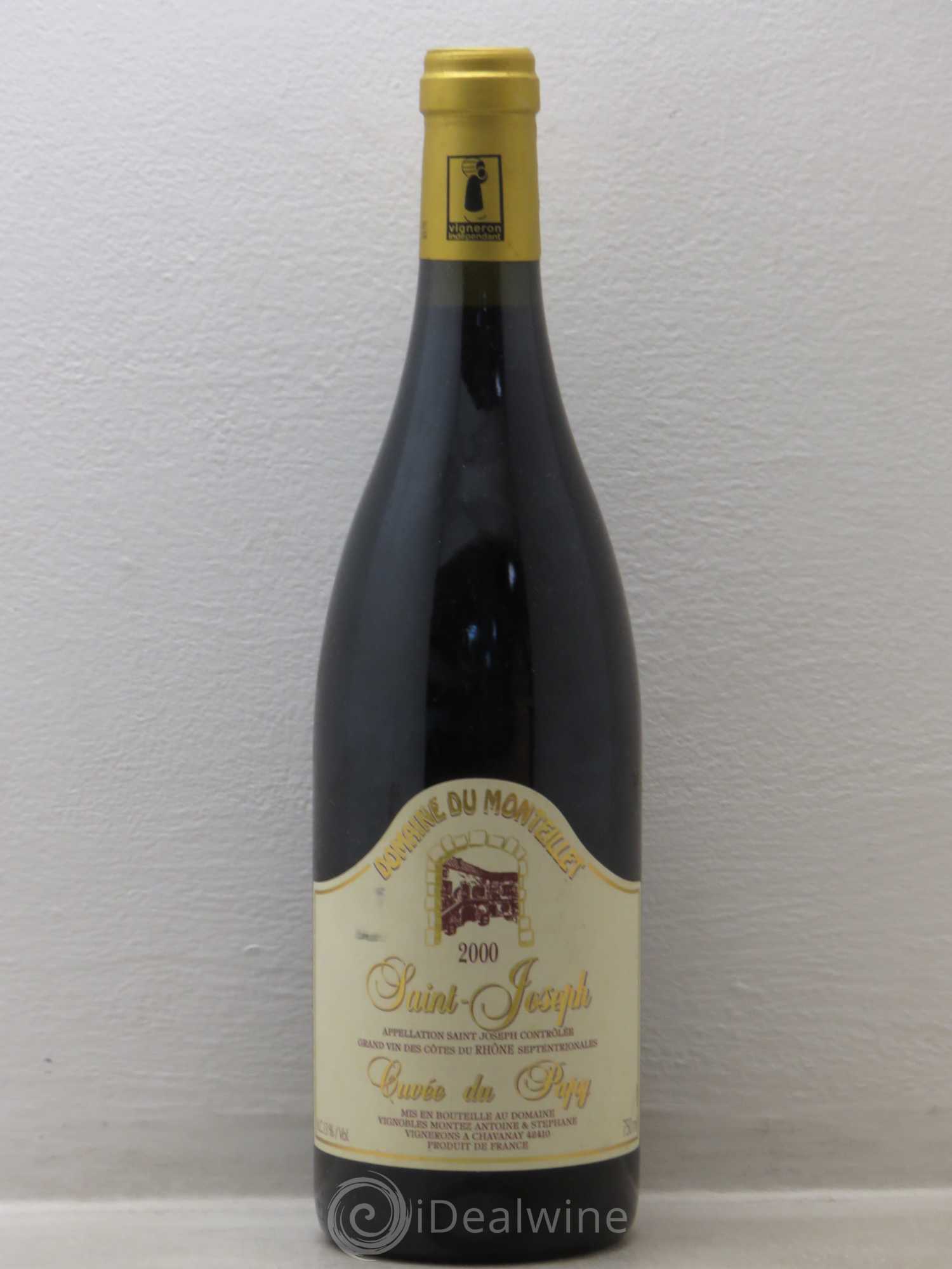 Saint-Joseph Cuvée du Papy Monteillet (Domaine du) - Stéphane Montez 2000 - Lot de 1 bouteille - 0