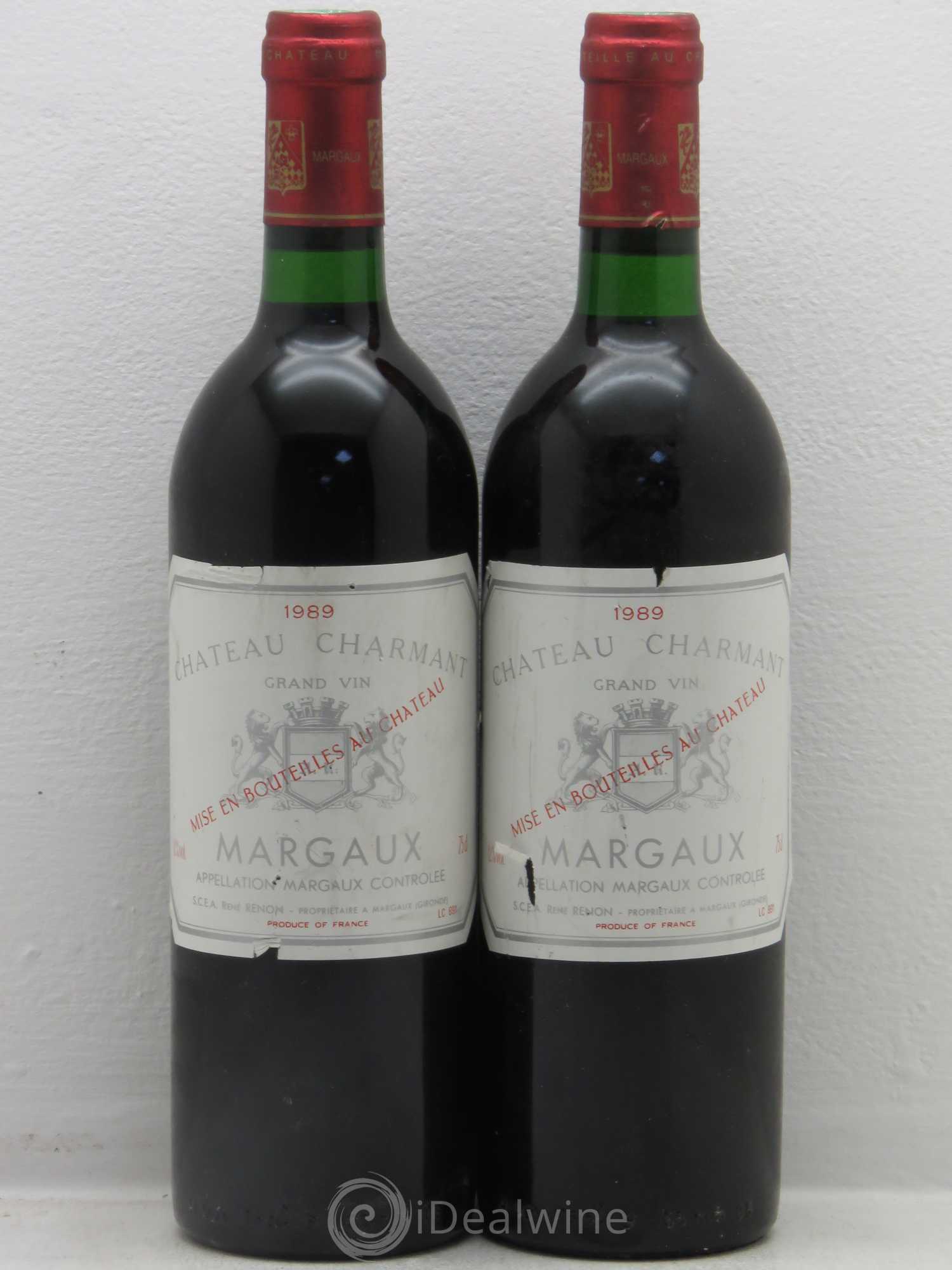 Bordeaux Château Charmant Margaux 1989 - Posten von 2 Flaschen - 0