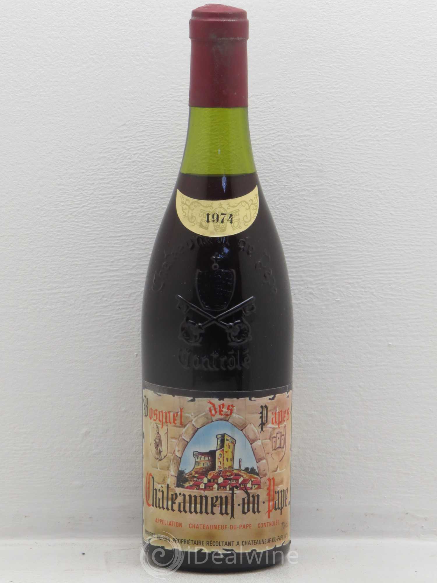 Châteauneuf-du-Pape Bosquet Des Papes Maurice Boiron 1974 - Posten von 1 Flasche - 0