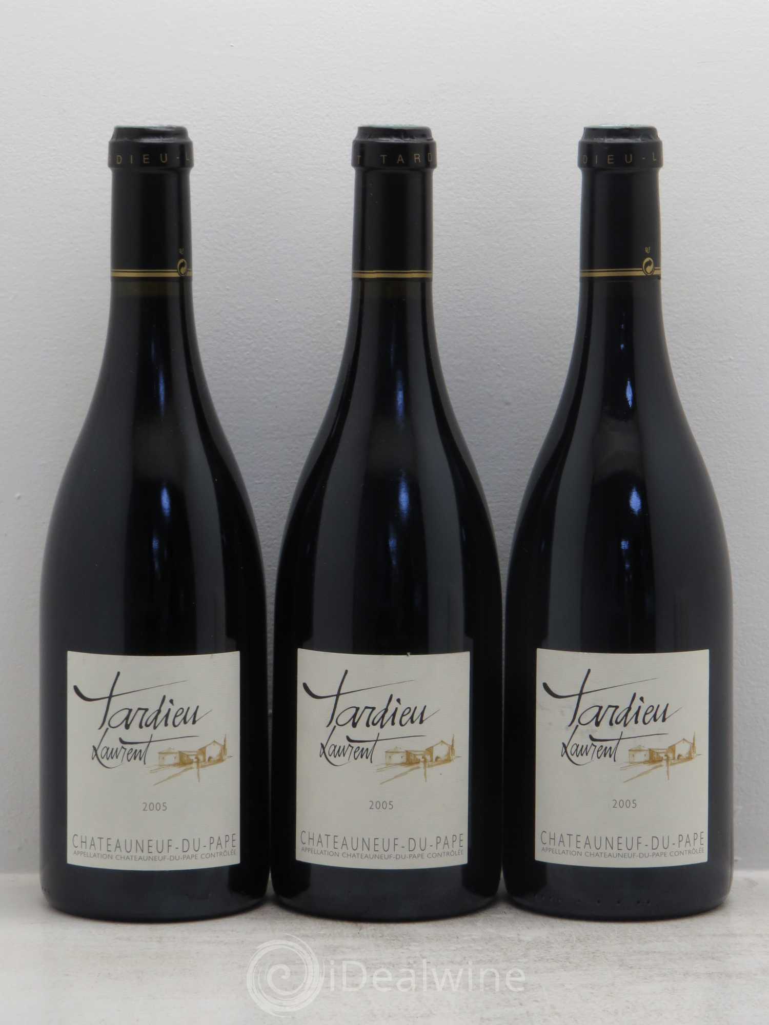 Châteauneuf-du-Pape Tardieu Laurent Négoce (sans prix de réserve) 2005 - Posten von 3 Flaschen - 0