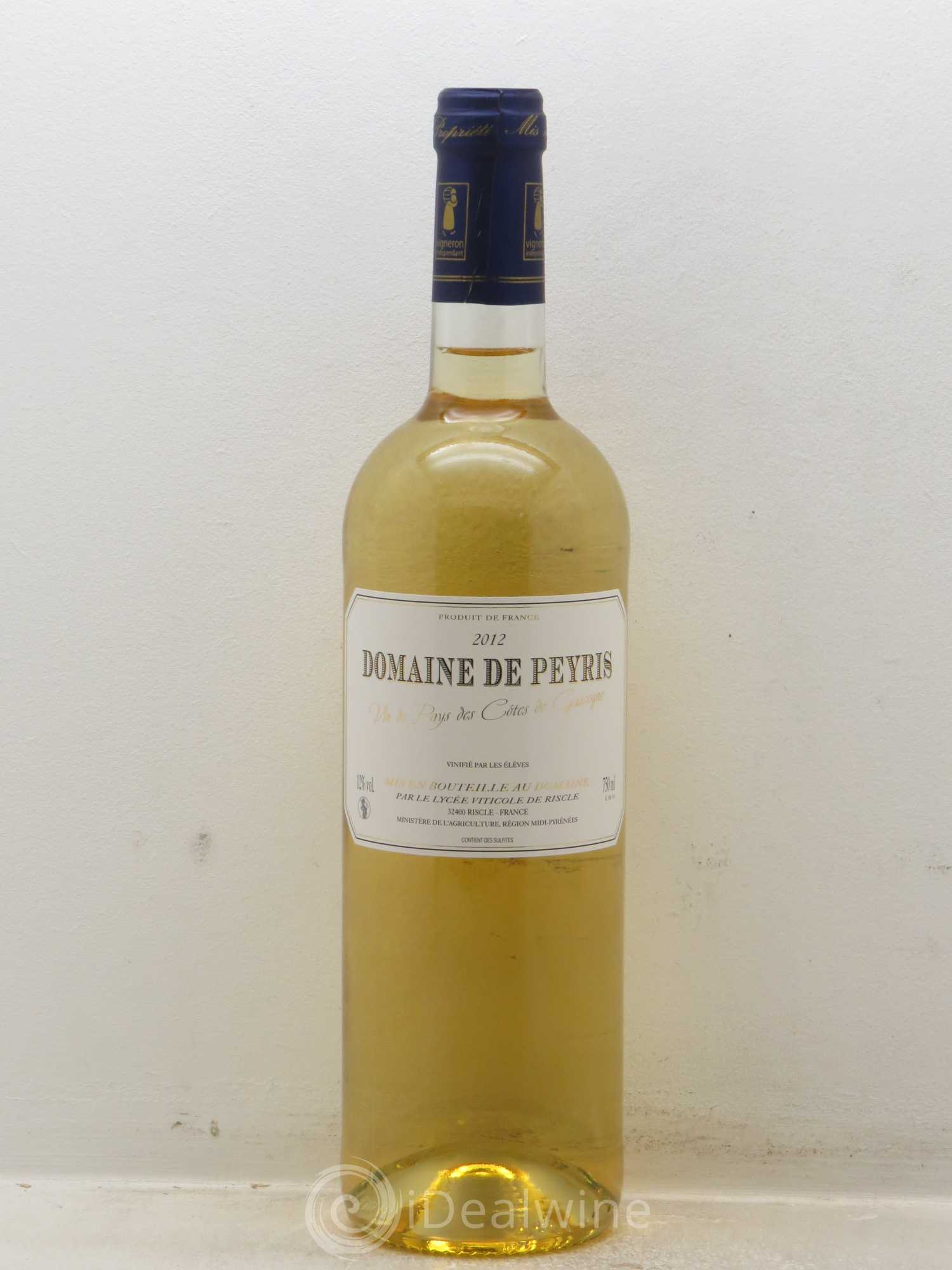 Divers Côtes de Gascogne Domaine de Peyris (sans prix de réserve) 2012 - Posten von 1 Flasche - 0