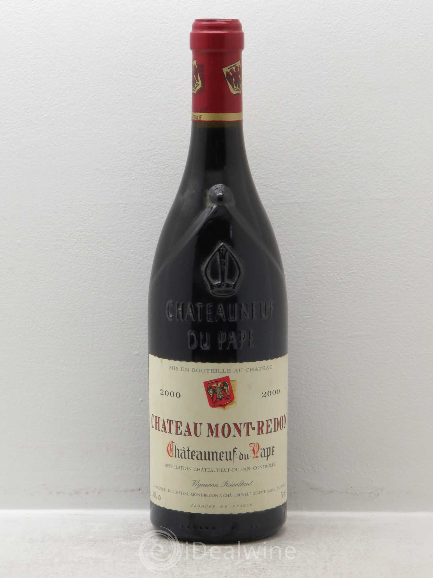 Châteauneuf-du-Pape Château Mont-Redon Famille Abeille-Fabre (sans prix de réserve) 2000 - Lot de 1 bouteille - 0