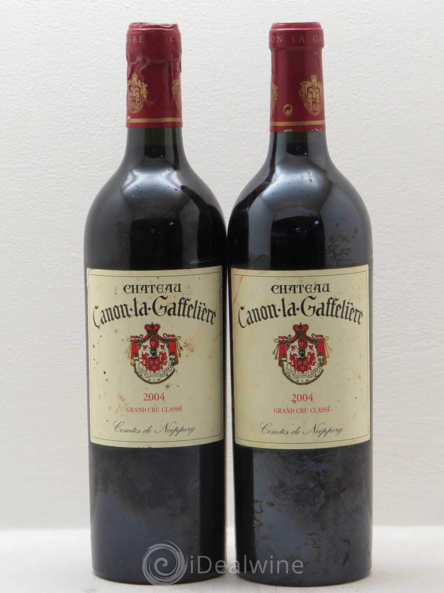 Château Canon la Gaffelière 1er Grand Cru Classé B (sans prix de réserve) 2004 - Lot de 2 bouteilles - 0