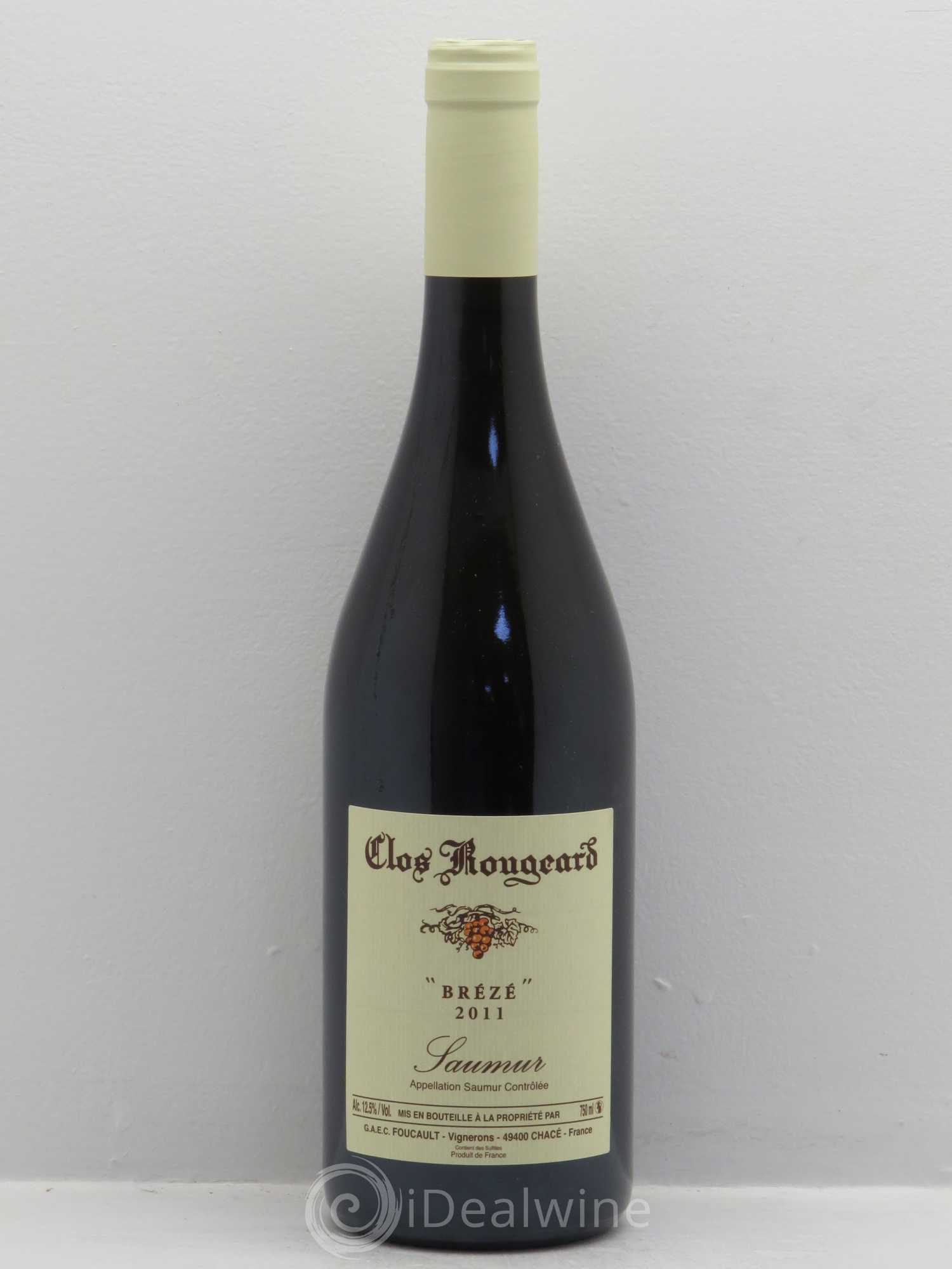 Saumur Brézé Clos Rougeard (sans prix de réserve) 2011 - Lot de 1 bouteille - 0