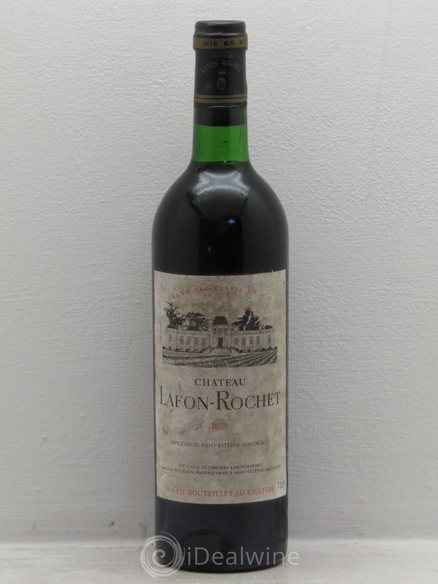 Château Lafon Rochet 4ème Grand Cru Classé (sans prix de réserve) 1975 - Lot de 1 bouteille - 0