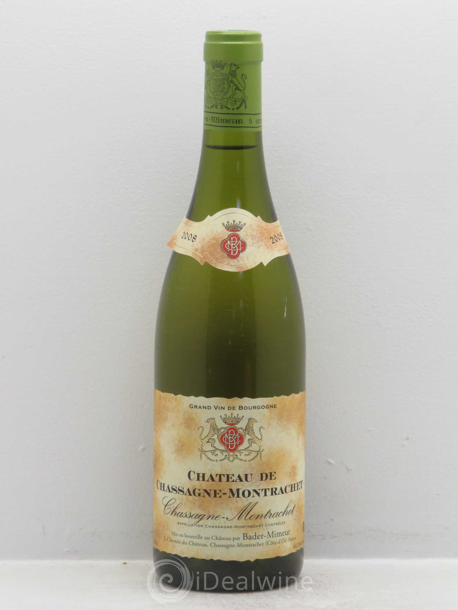 Chassagne-Montrachet Domaine Bader-Mimeur (sans prix de réserve) 2008 - Posten von 1 Flasche - 0