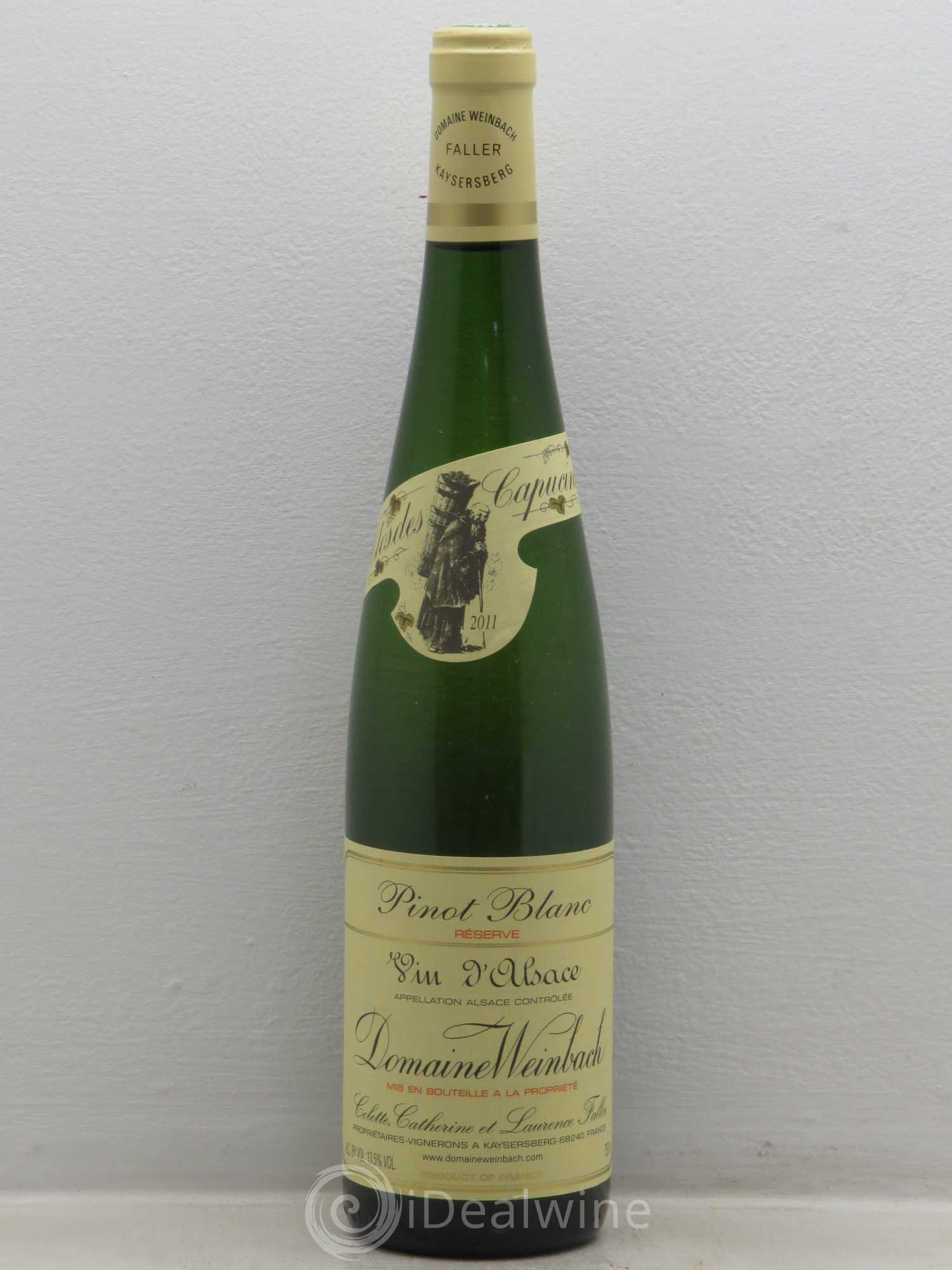 Alsace Pinot Blanc Weinbach (sans prix de réserve) 2011 - Posten von 1 Flasche - 0