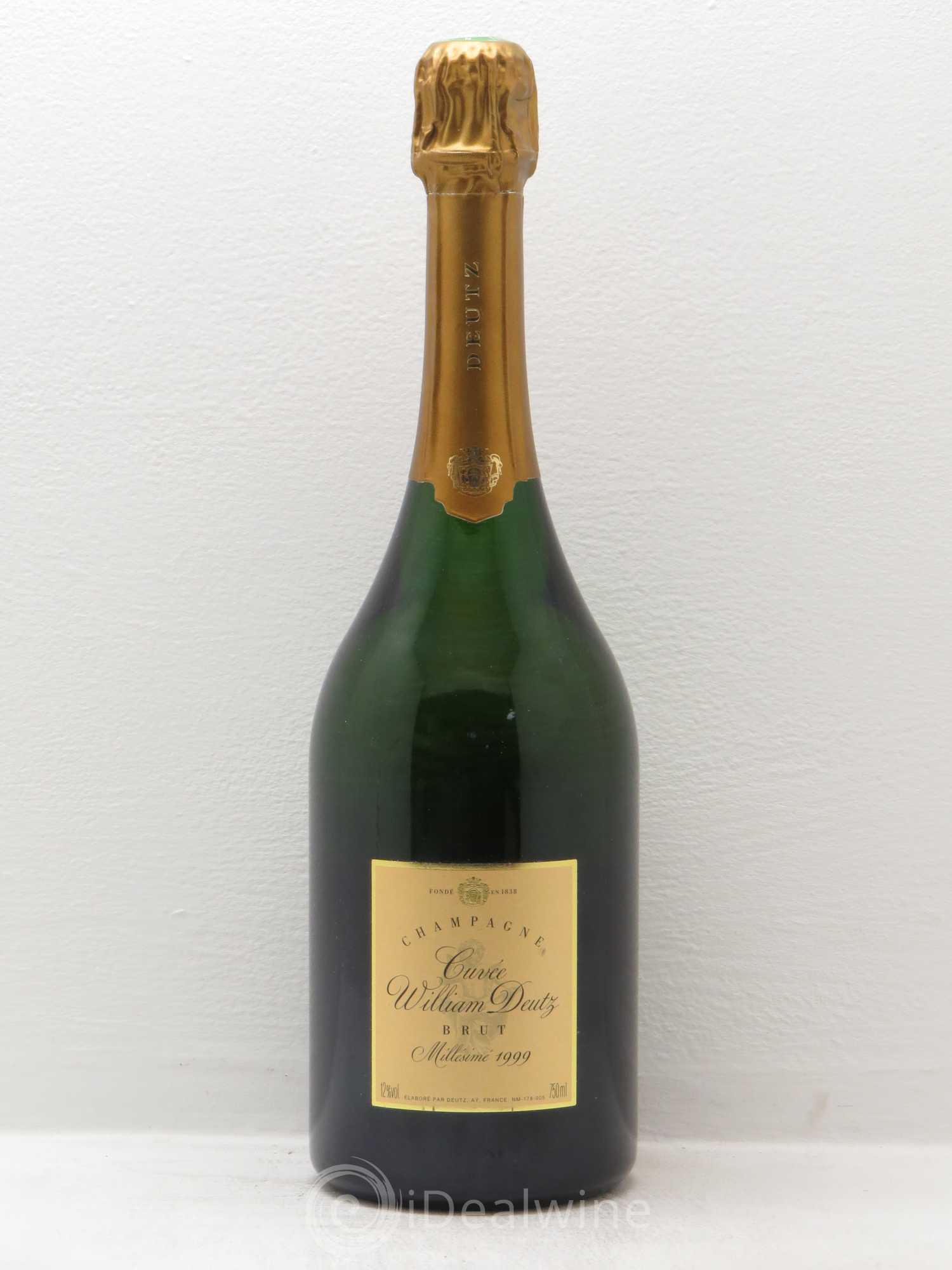 Cuvée William Deutz Deutz 1999 - Lot de 1 bouteille - 0