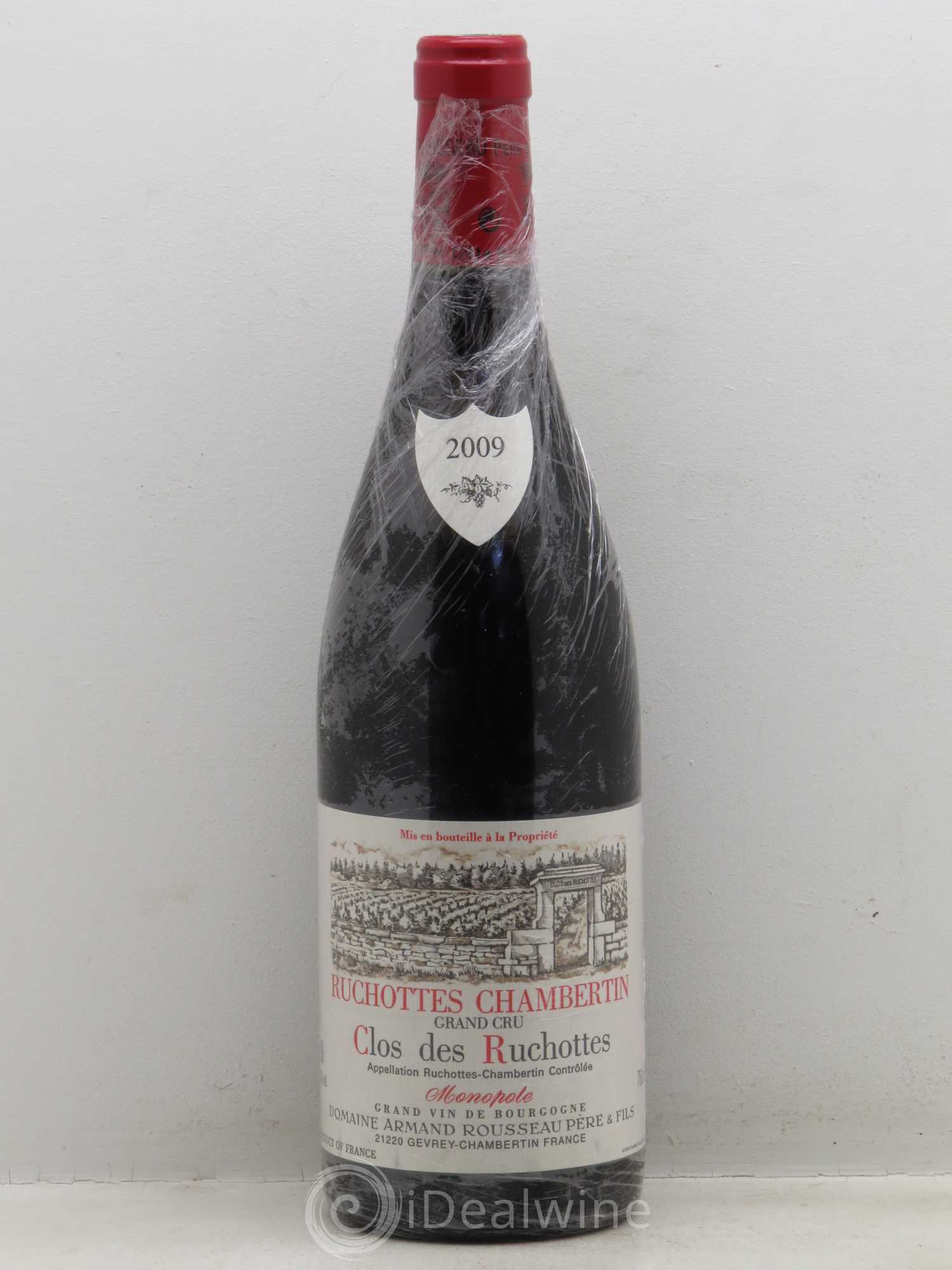 Ruchottes-Chambertin Grand Cru Clos des Ruchottes Armand Rousseau (Domaine) 2009 - Lot de 1 bouteille - 0