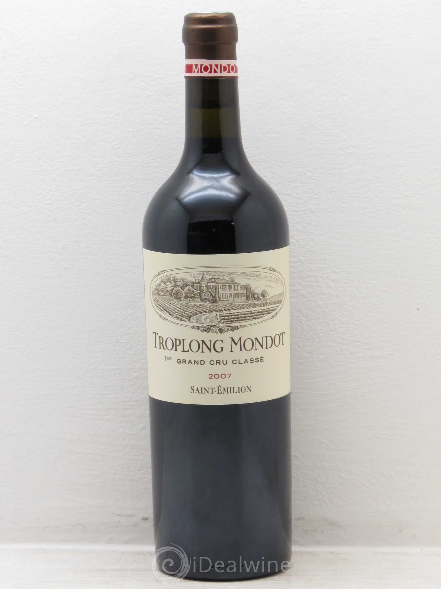 Château Troplong Mondot 1er Grand Cru Classé B 2007 - Lot de 1 bouteille - 0