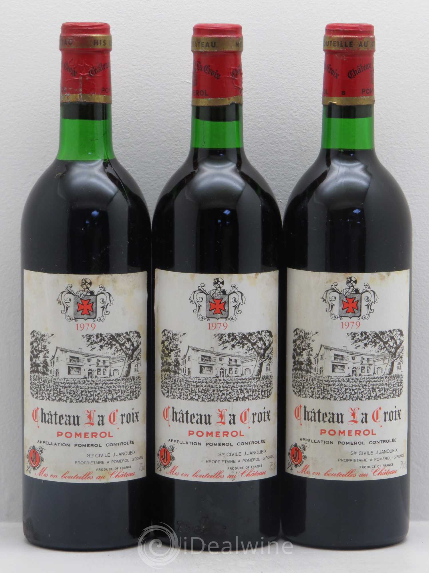 Château la Croix (sans prix de réserve) 1979 - Lot de 3 bouteilles - 0