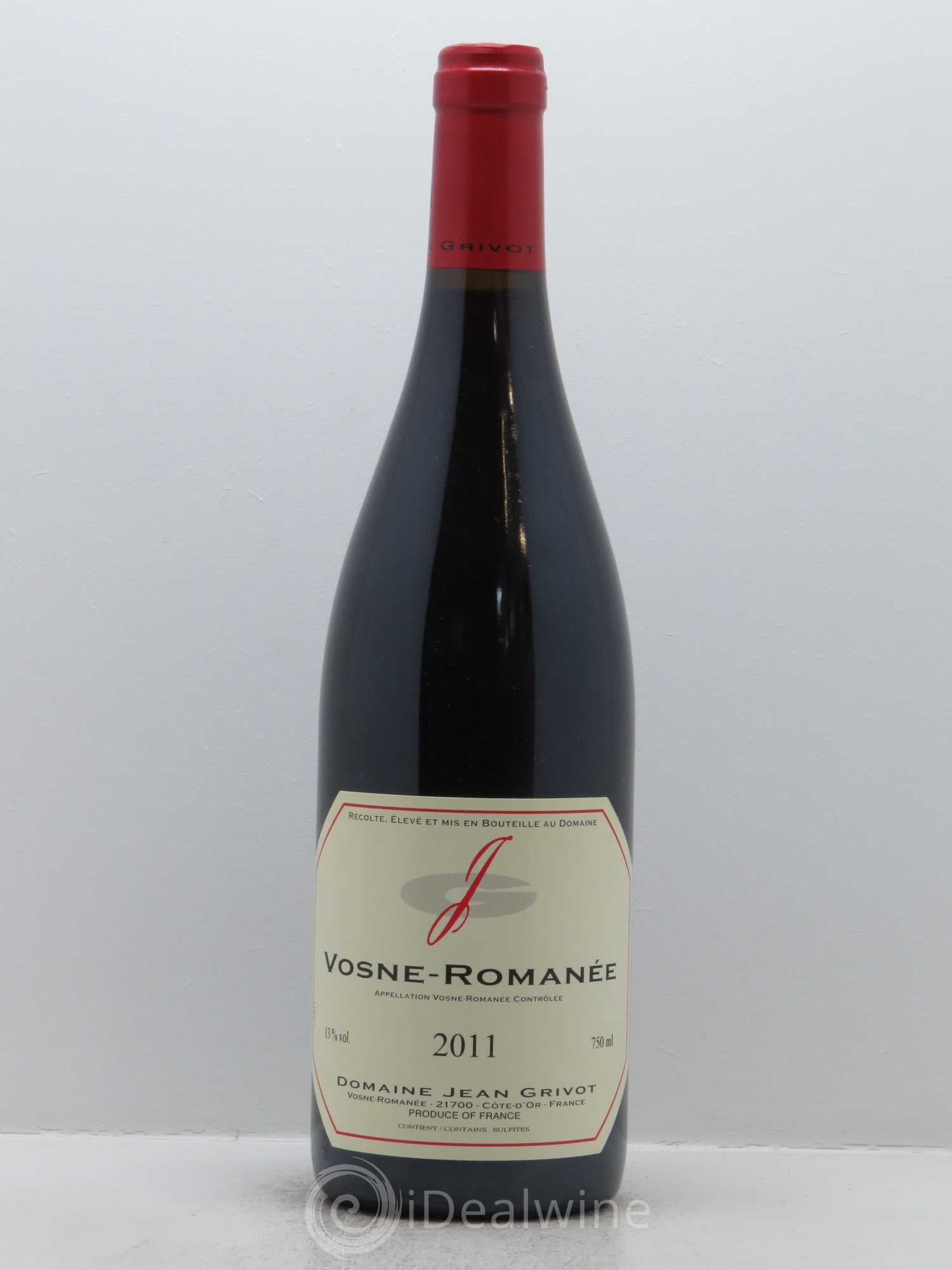 Vosne-Romanée Jean Grivot 2011 - Lot de 1 bouteille - 0