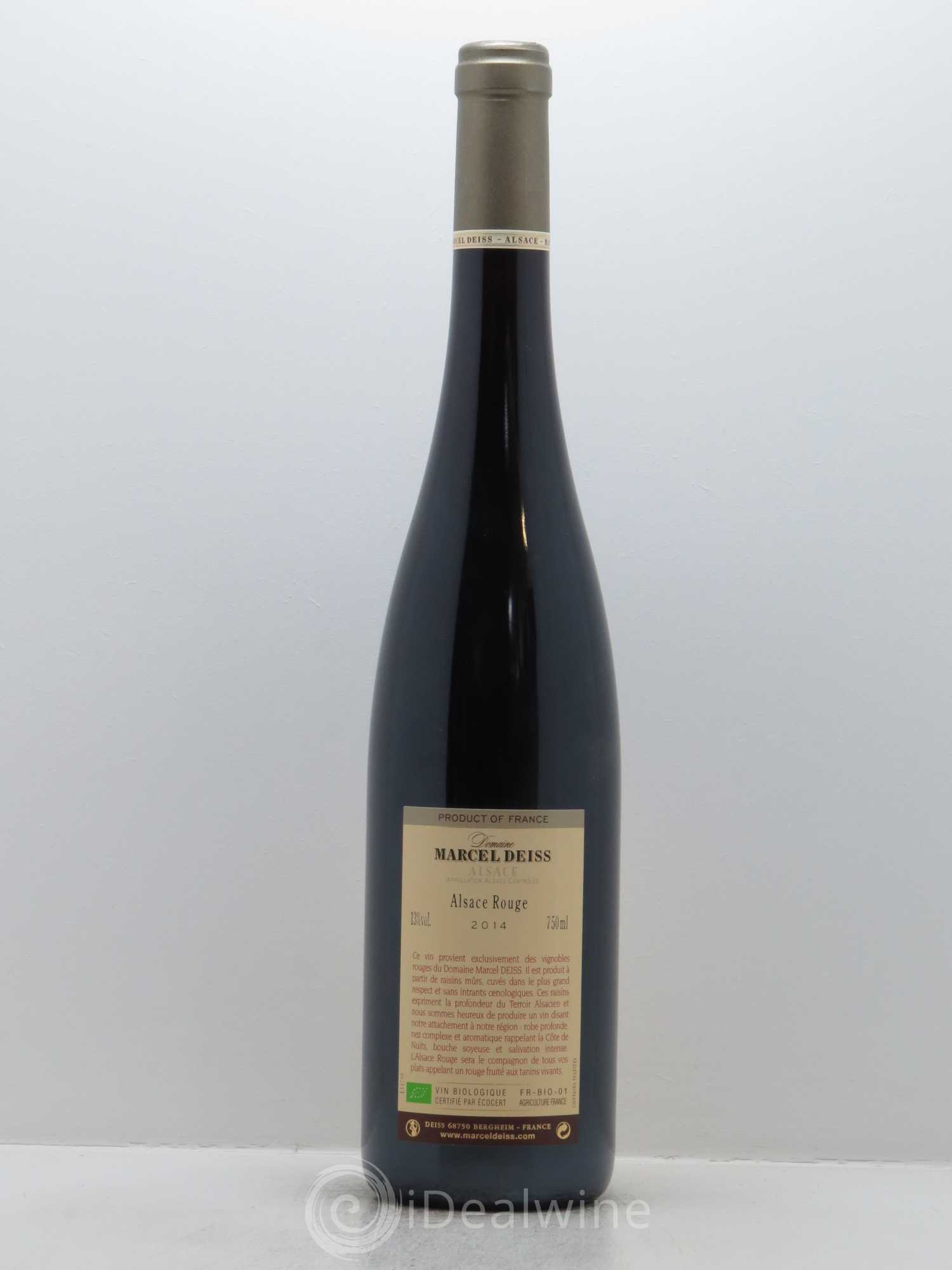 Alsace Marcel Deiss (Domaine) 2014 - Lot de 1 bouteille - 1