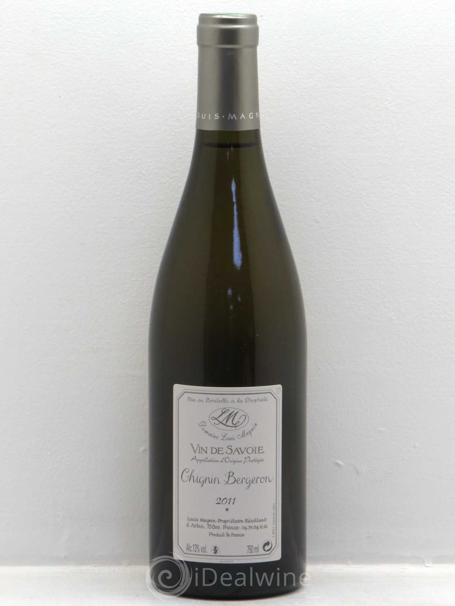Vin de Savoie Chignin-Bergeron Louis Magnin 2011 - Lot de 1 bouteille - 0