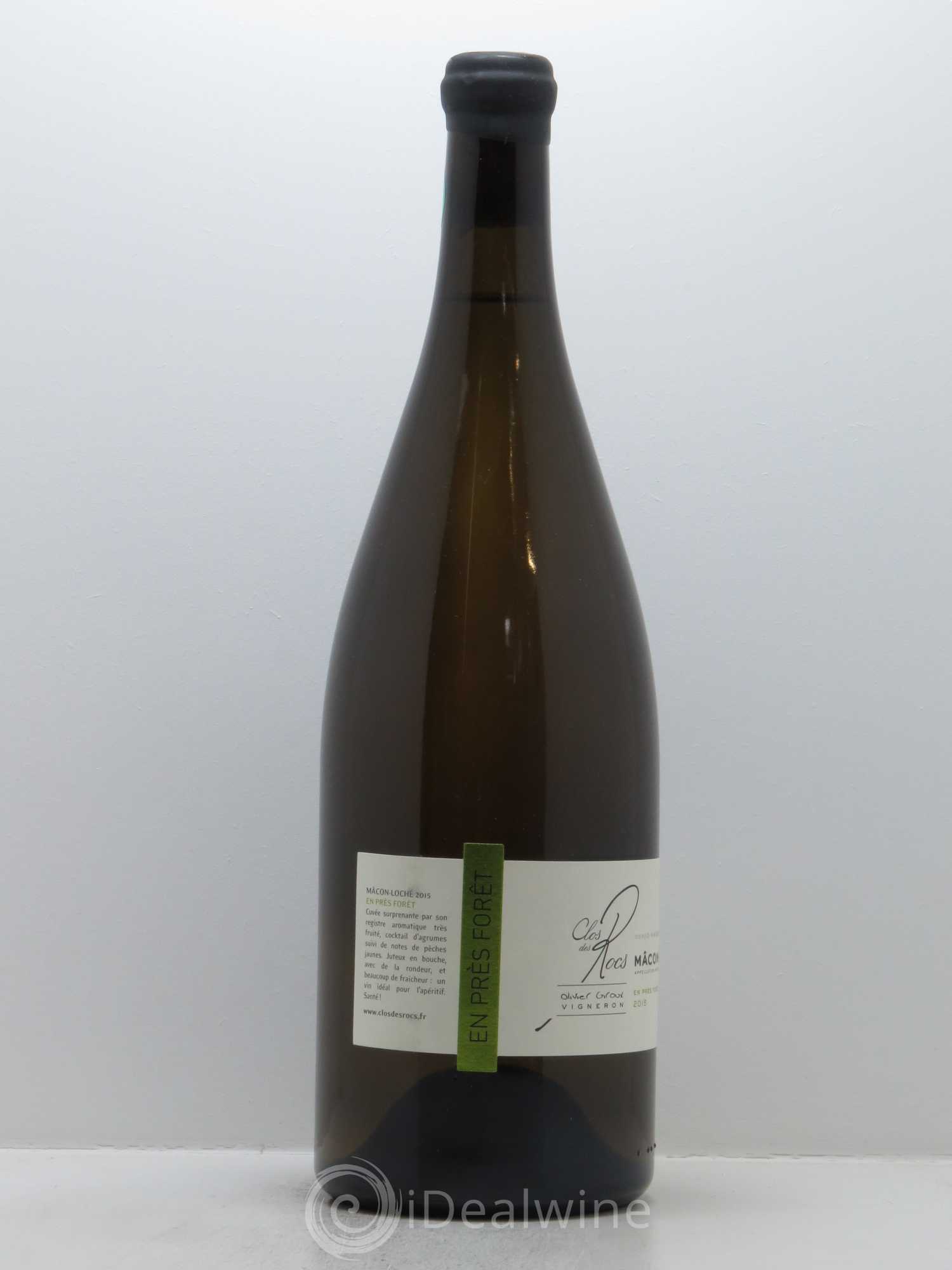 Mâcon-Loché En Prés Forêts Le Clos des Rocs (Domaine) 2015 - Lot de 1 magnum - 1