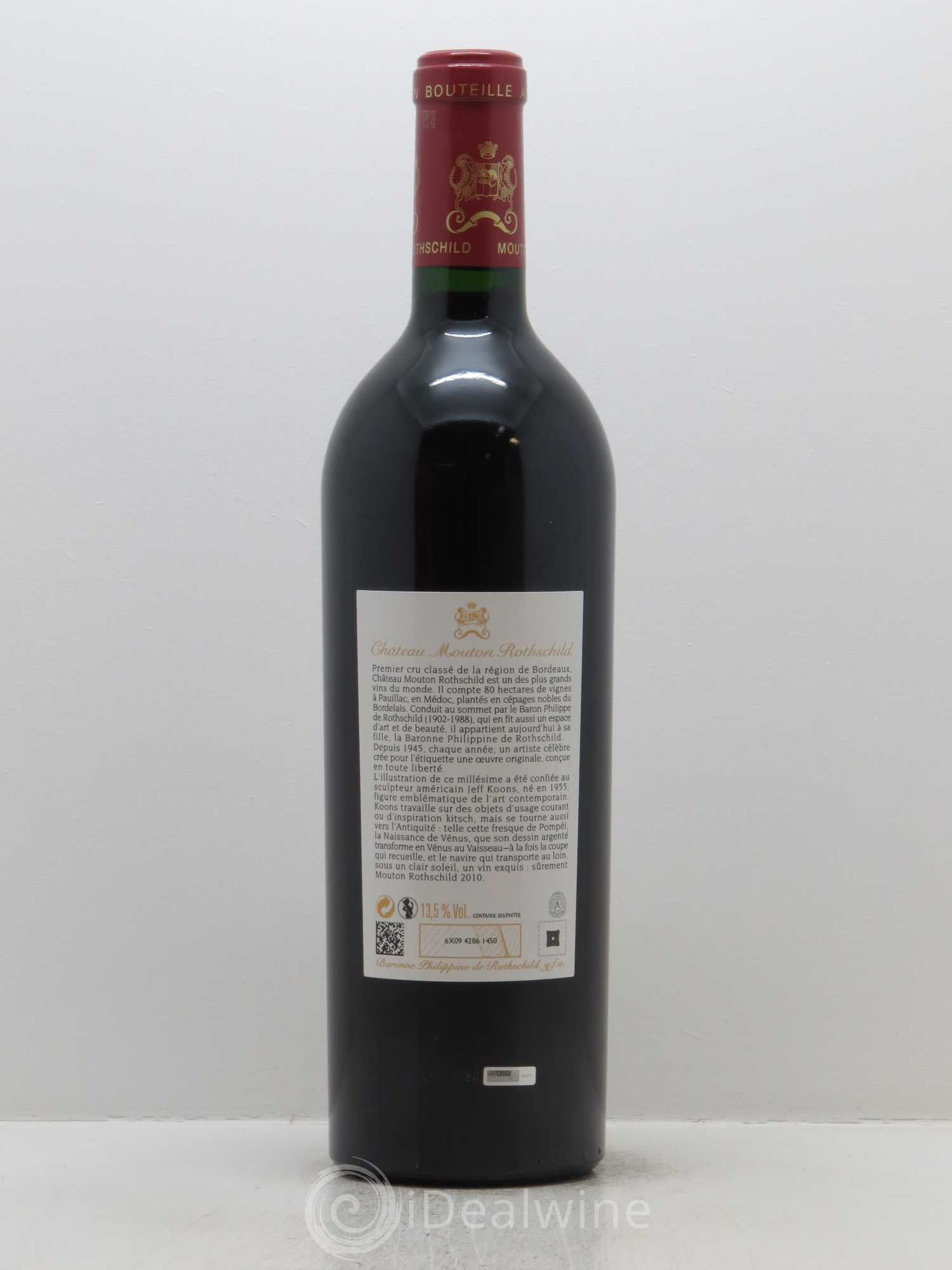 Caisse Collection Duclot 1 Petrus, 1 Cheval Blanc, 1 Mission Haut Brion, 1 Haut Brion,1 Margaux,1 Lafite Rothschild,1 Latour,1 Yquem, 1 Mouton Rothschild 2010 - Posten von 1 Flasche - 5