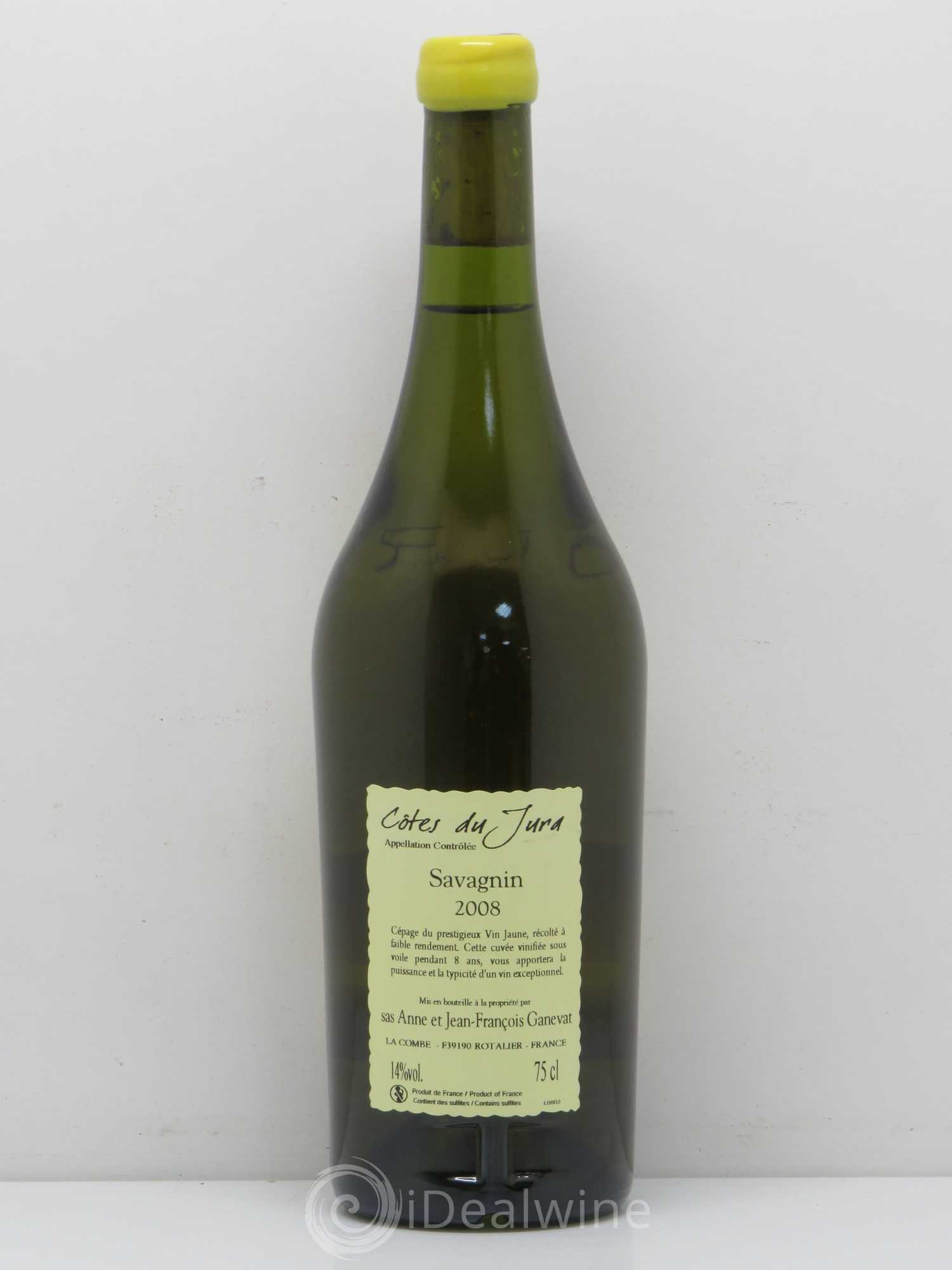 Côtes du Jura Cuvée Prestige Jean-François Ganevat (Domaine) 2008 - Lot de 1 bouteille - 1