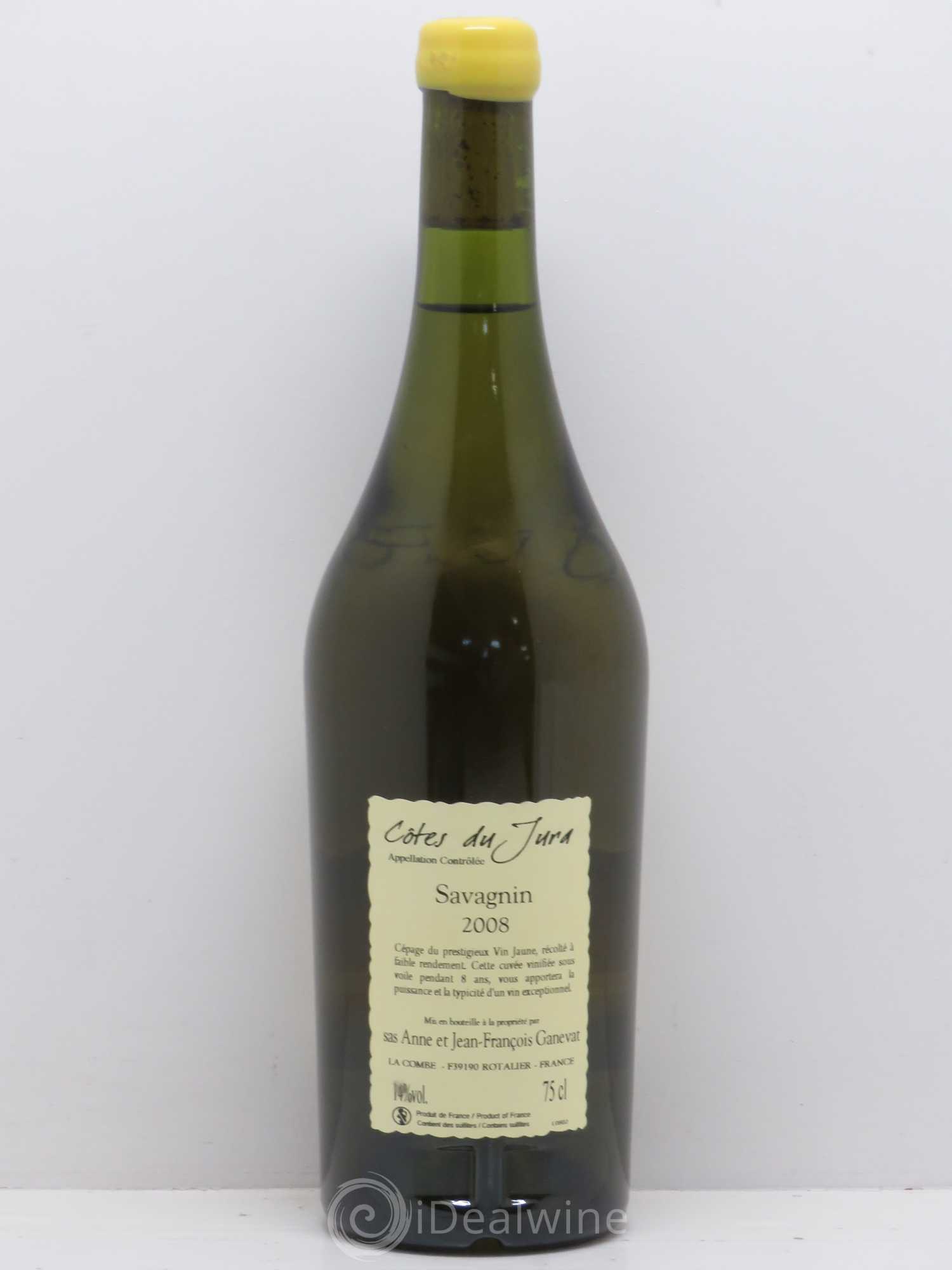Côtes du Jura Cuvée Prestige Jean-François Ganevat (Domaine) Savagnin  2008 - Lot de 1 bouteille - 1