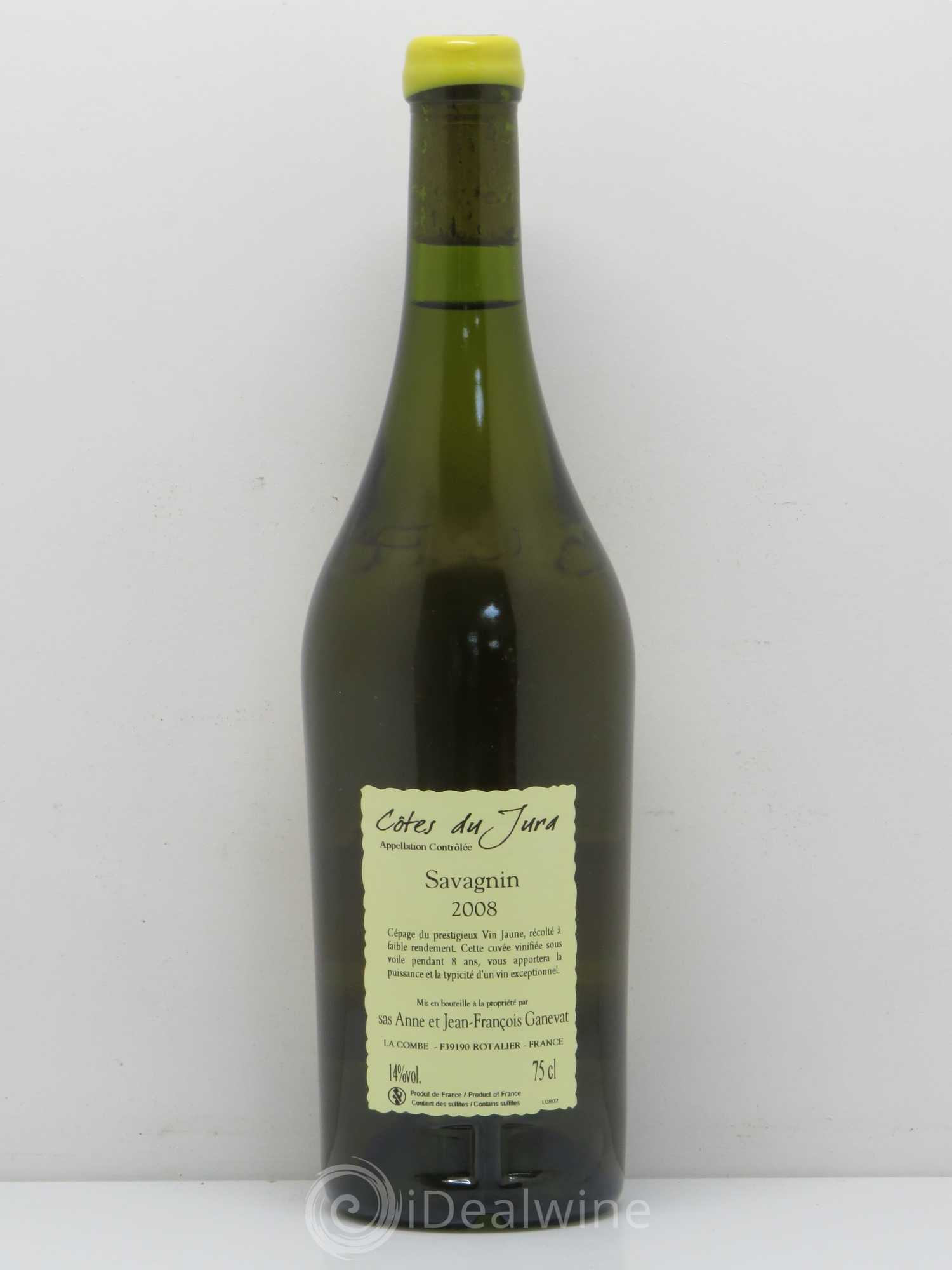 Côtes du Jura Cuvée Prestige Jean-François Ganevat (Domaine) 2008 - Lot de 1 bouteille - 1