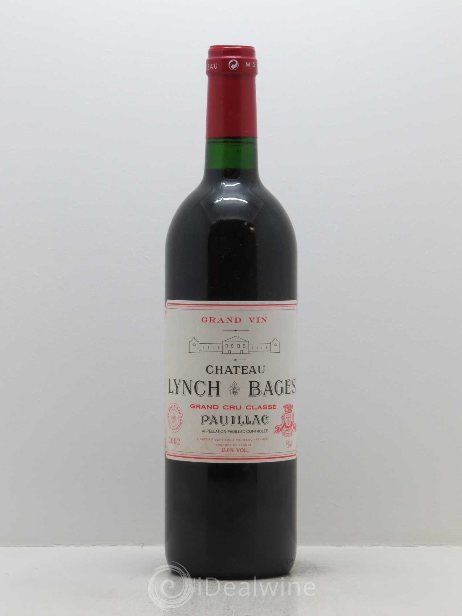 Château Lynch Bages 5ème Grand Cru Classé 2002 - Lot de 1 bouteille - 0
