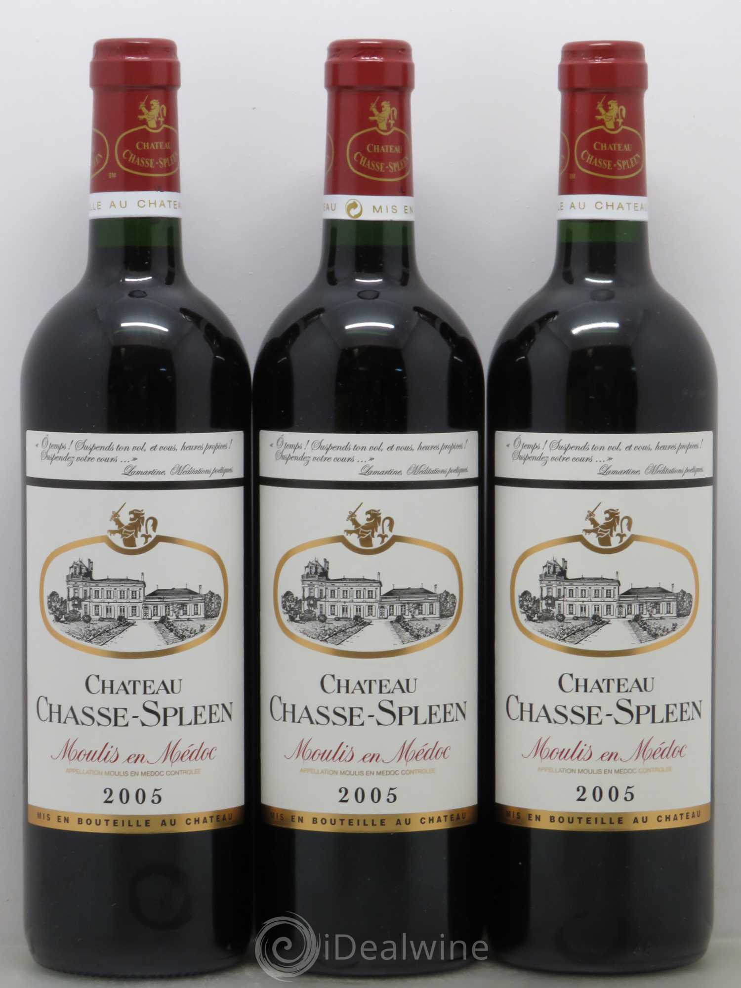 Château Chasse Spleen 2005 - Lot de 5 bouteilles - 1