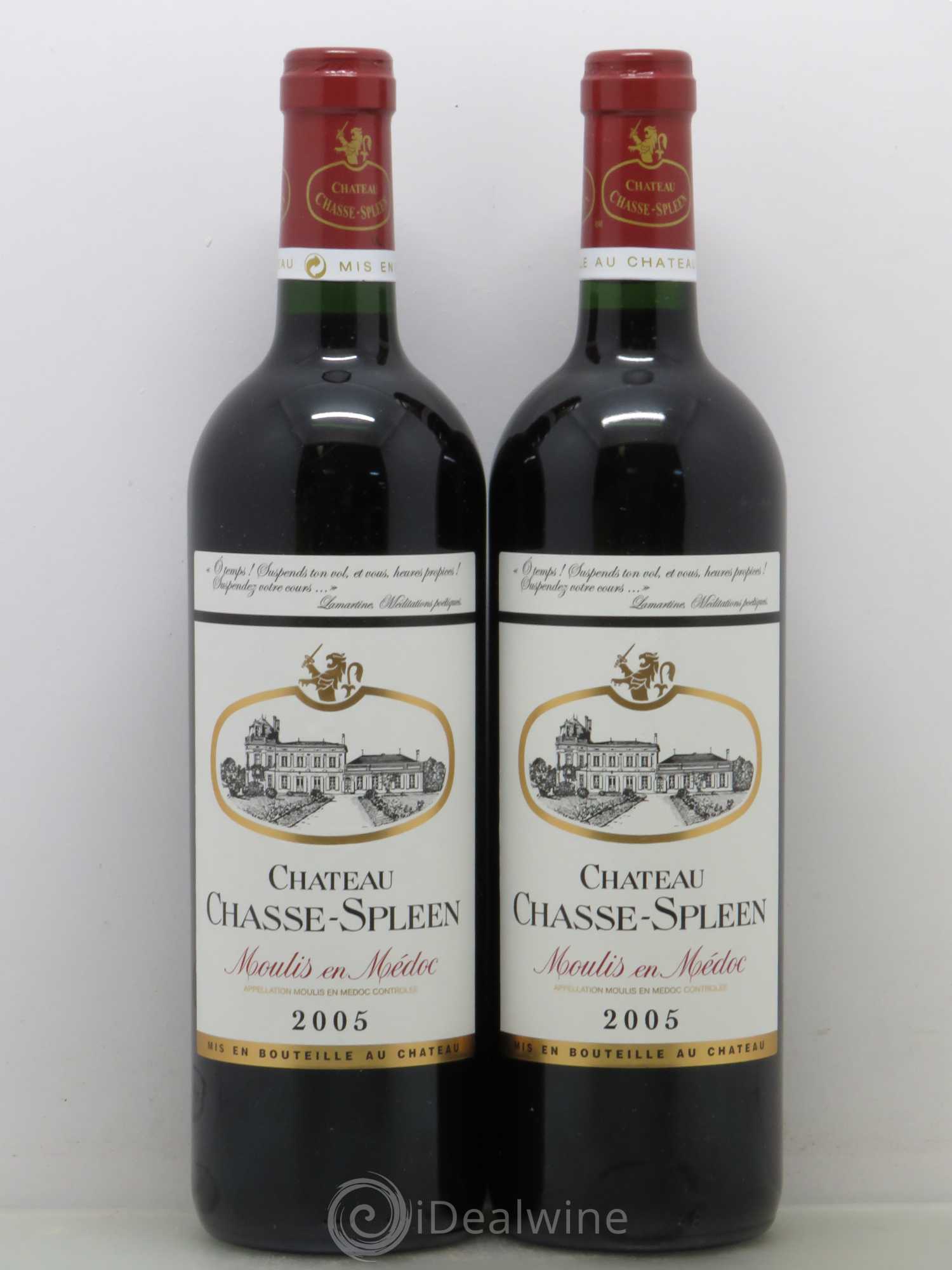 Château Chasse Spleen 2005 - Lot de 5 bouteilles - 2