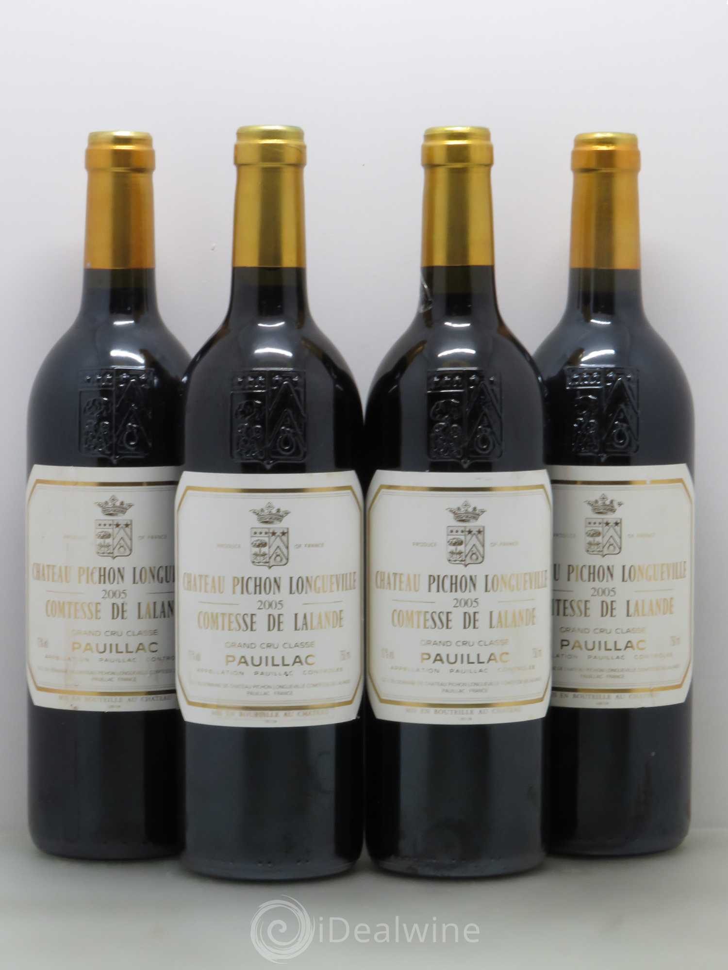 Château Pichon Longueville Comtesse de Lalande 2ème Grand Cru Classé 2005 - Lot de 4 bouteilles - 0