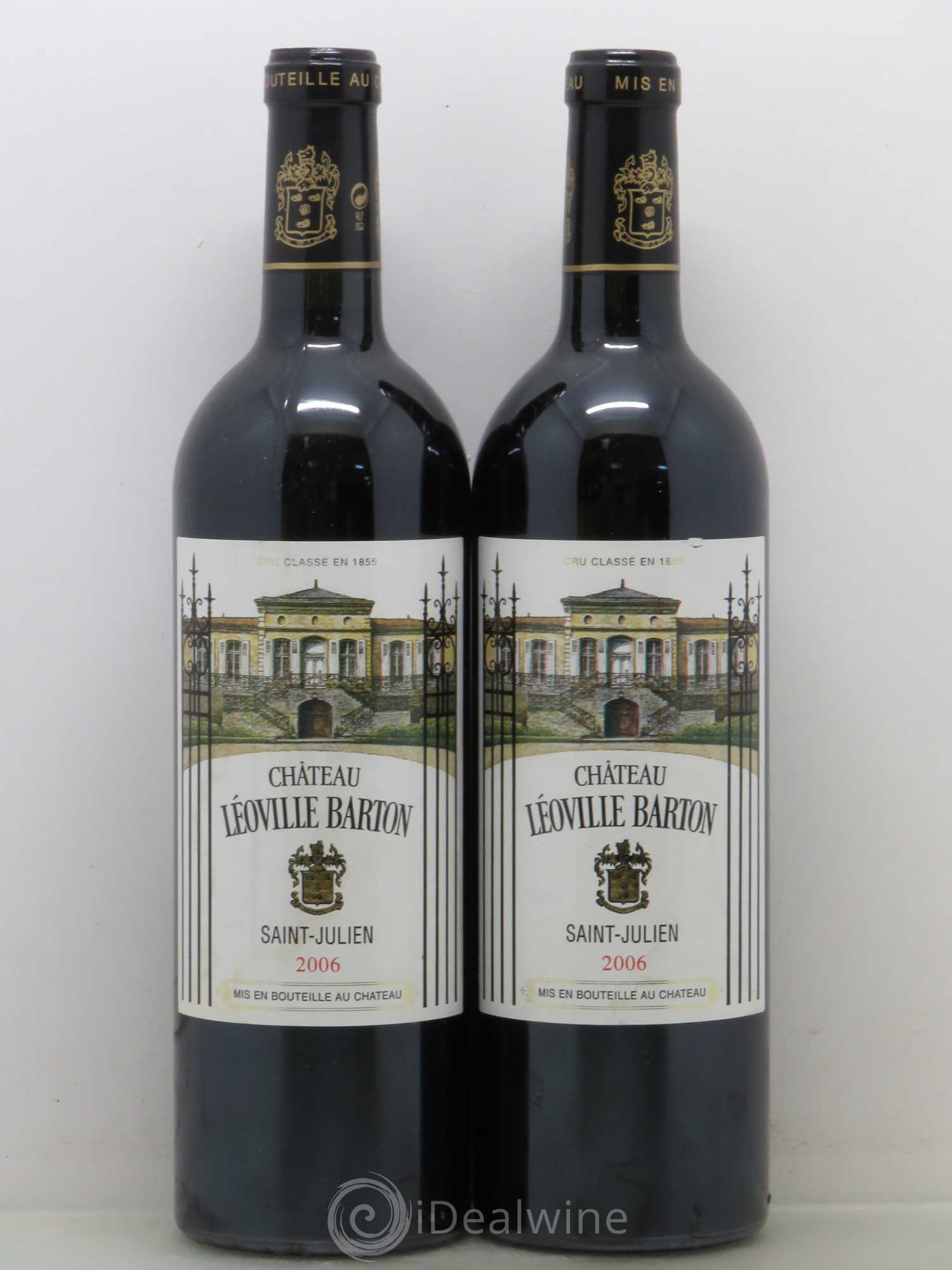 Château Léoville Barton 2ème Grand Cru Classé 2006 - Lot de 5 bouteilles - 2