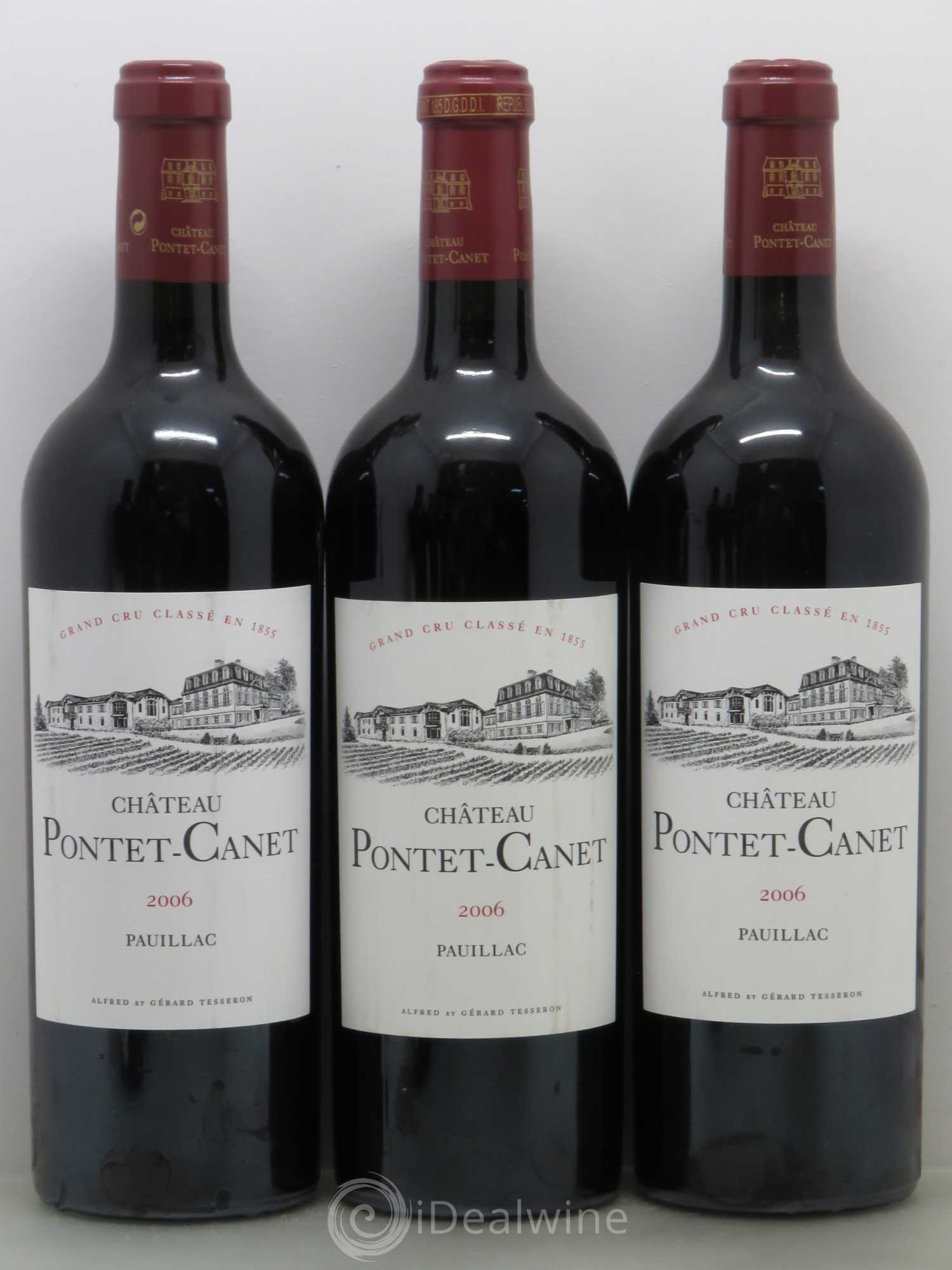 Château Pontet Canet 5ème Grand Cru Classé 2006 - Lot de 6 bouteilles - 1