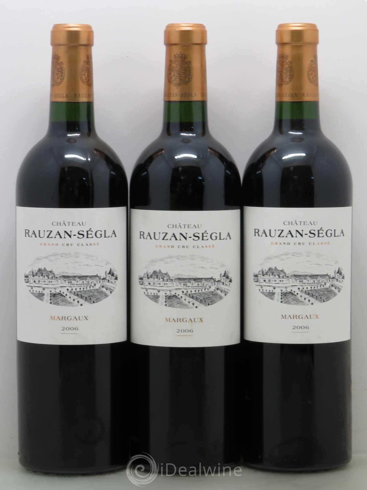 Château Rauzan Ségla Grand Cru Classé 2006 - Lot de 3 bouteilles - 0